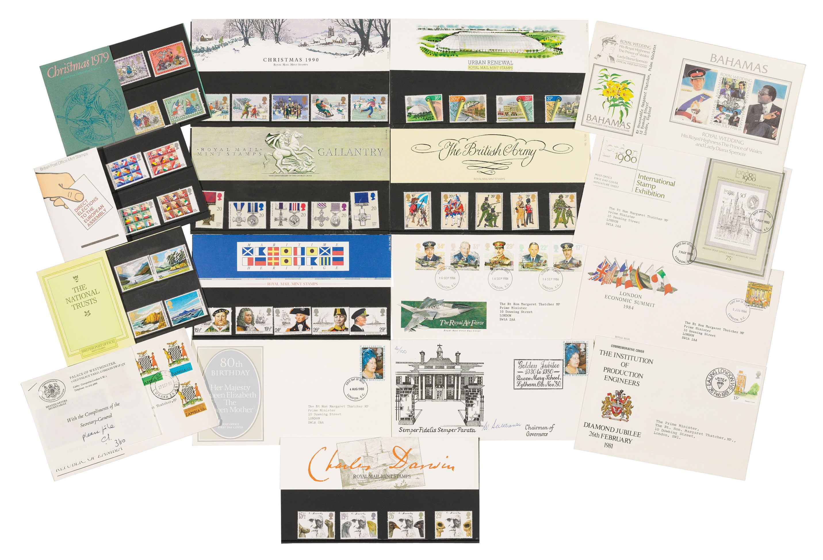 A COLLECTION OF POST OFFICE ISSUED STAMPS, 9 MAY 1979 13 NOVEMBER