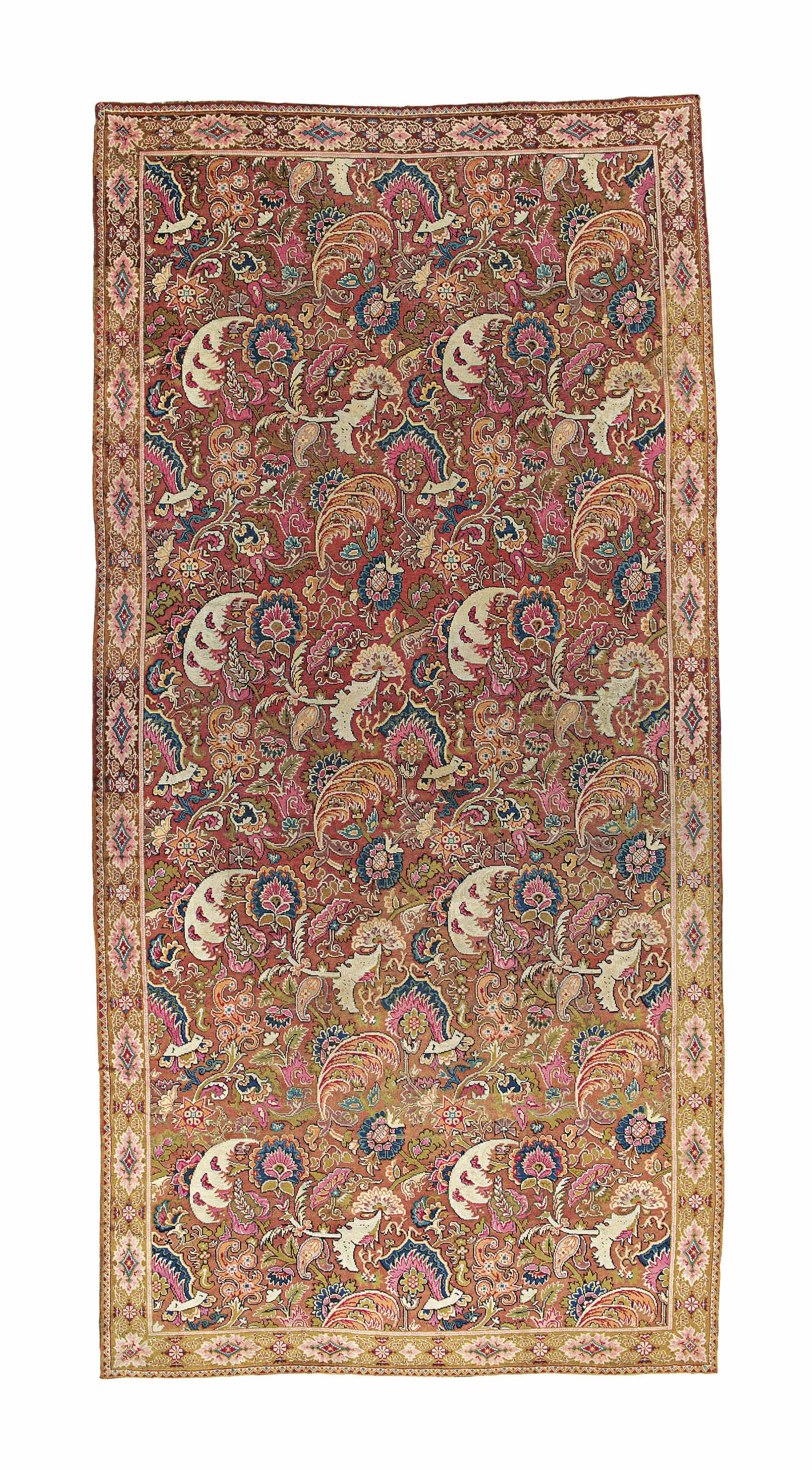 A LARGE AXMINSTER CARPET , ENGLAND, MID 19TH CENTURY ...