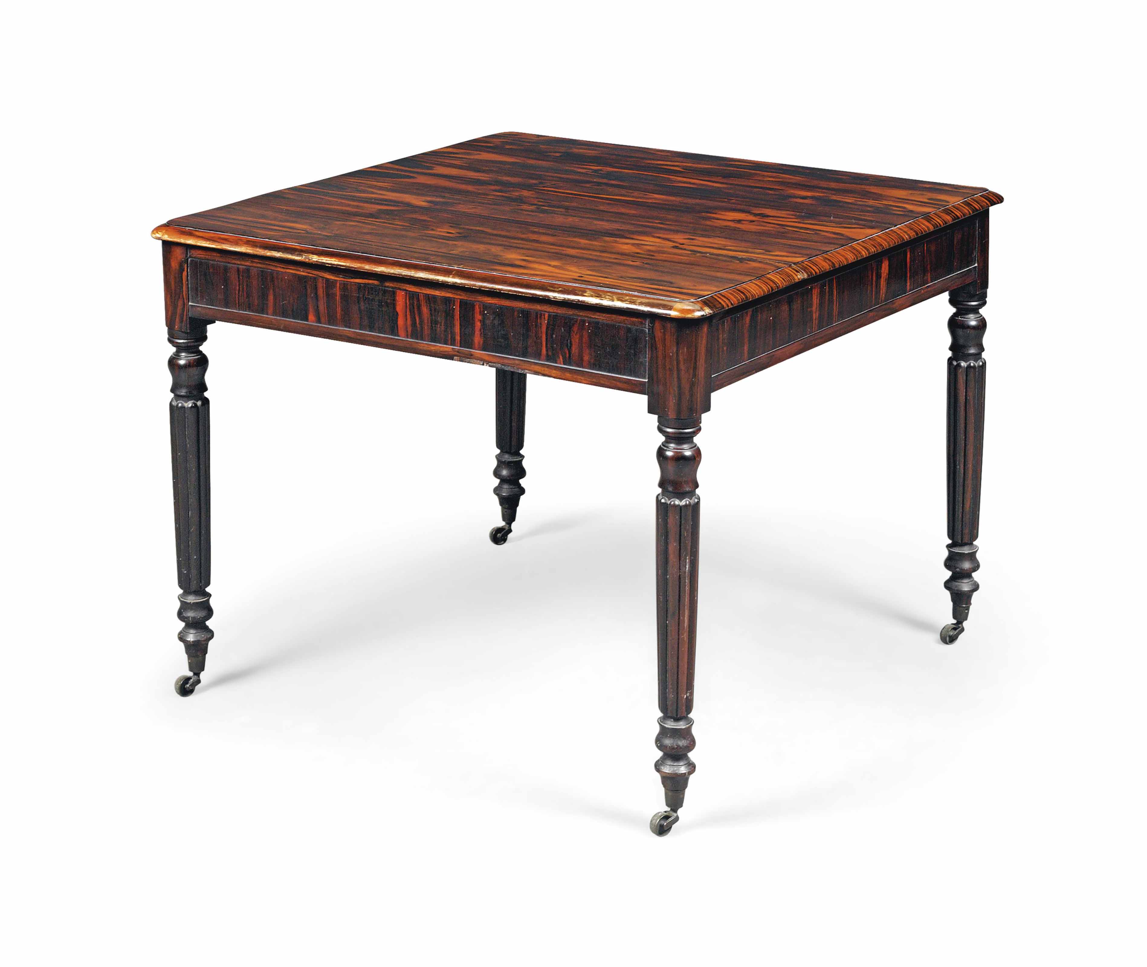 A Regency Zebra Wood Centre Table In The Manner Of George Bullock Circa 1815 20 Furniture Lighting Table Christie S