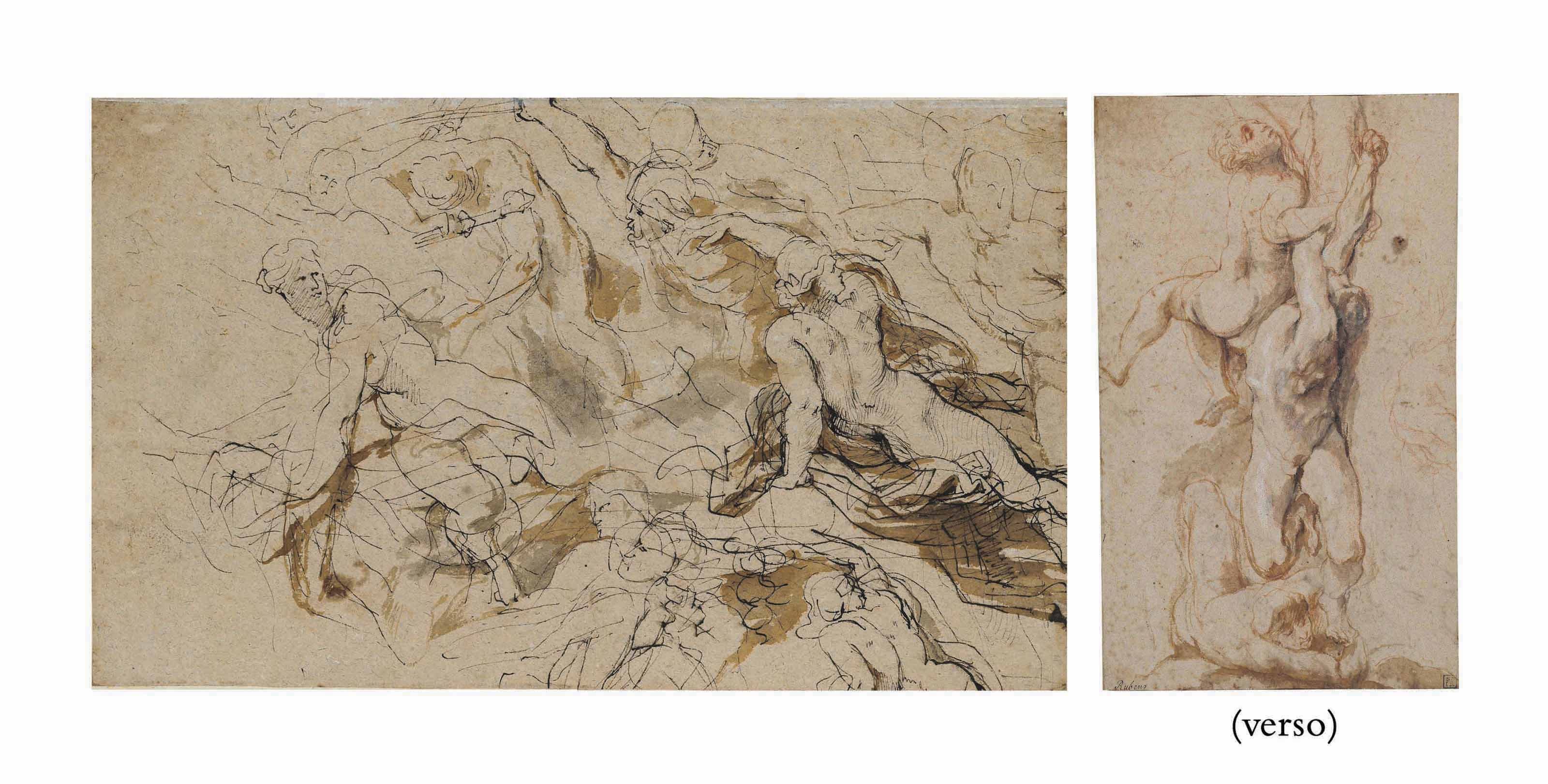 Figure studies (recto and verso)
