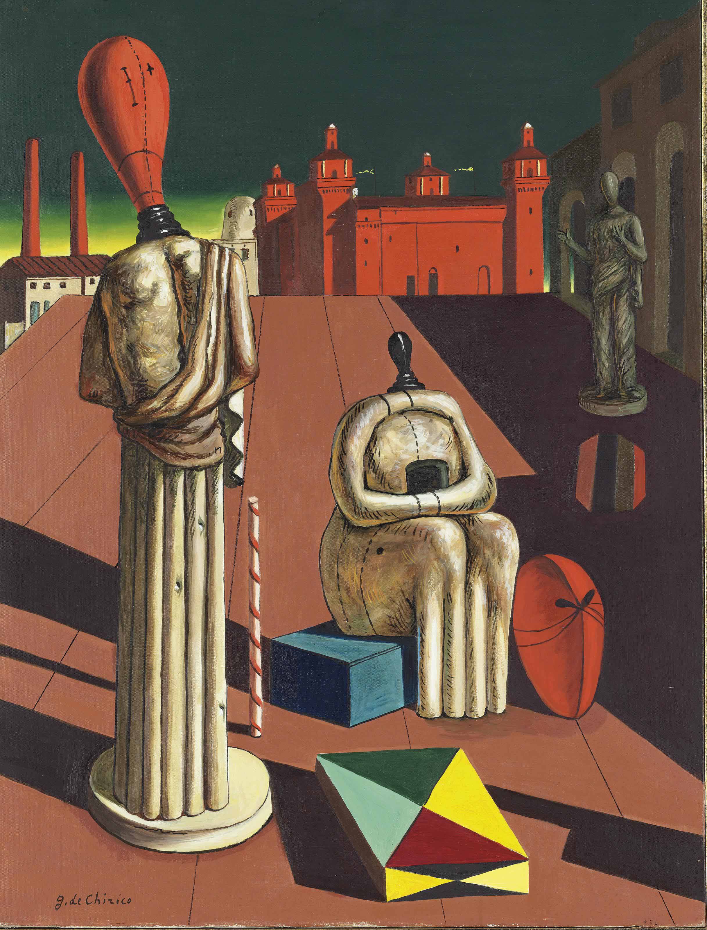 de Chirico (18881978) , Muse inquietanti Christie's
