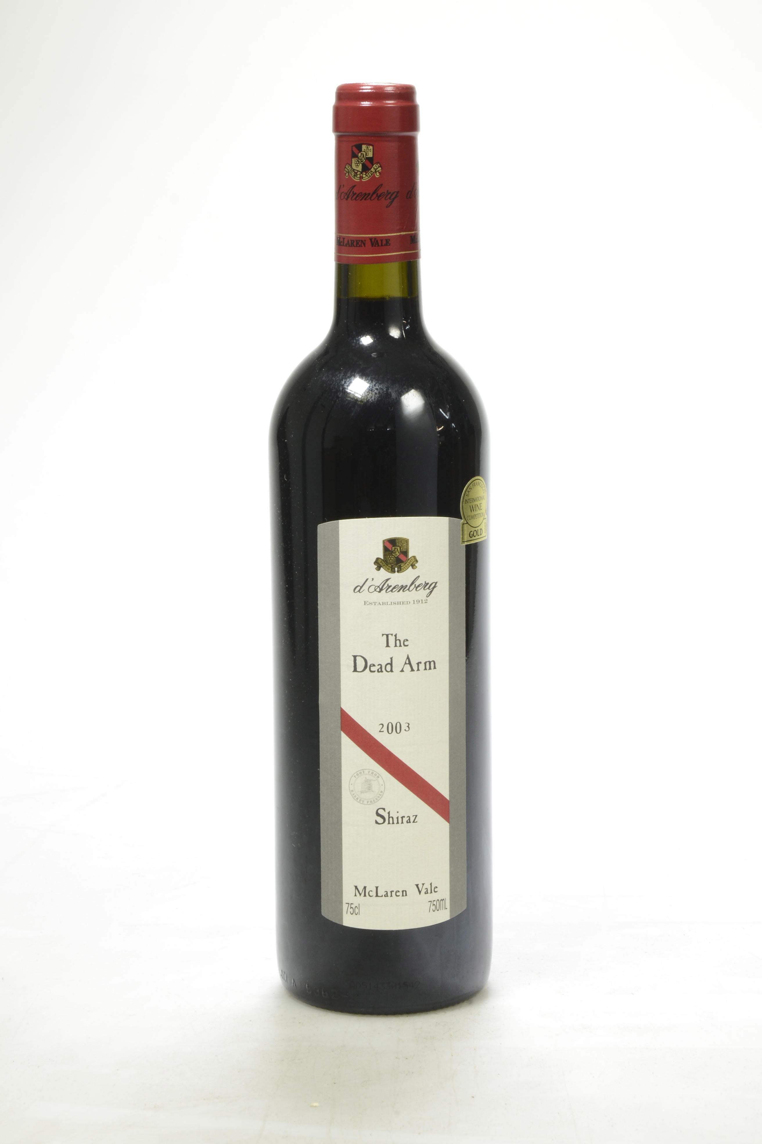 D'Arenberg Dead Arm Shiraz 2003, McLaren Vale Christie’s