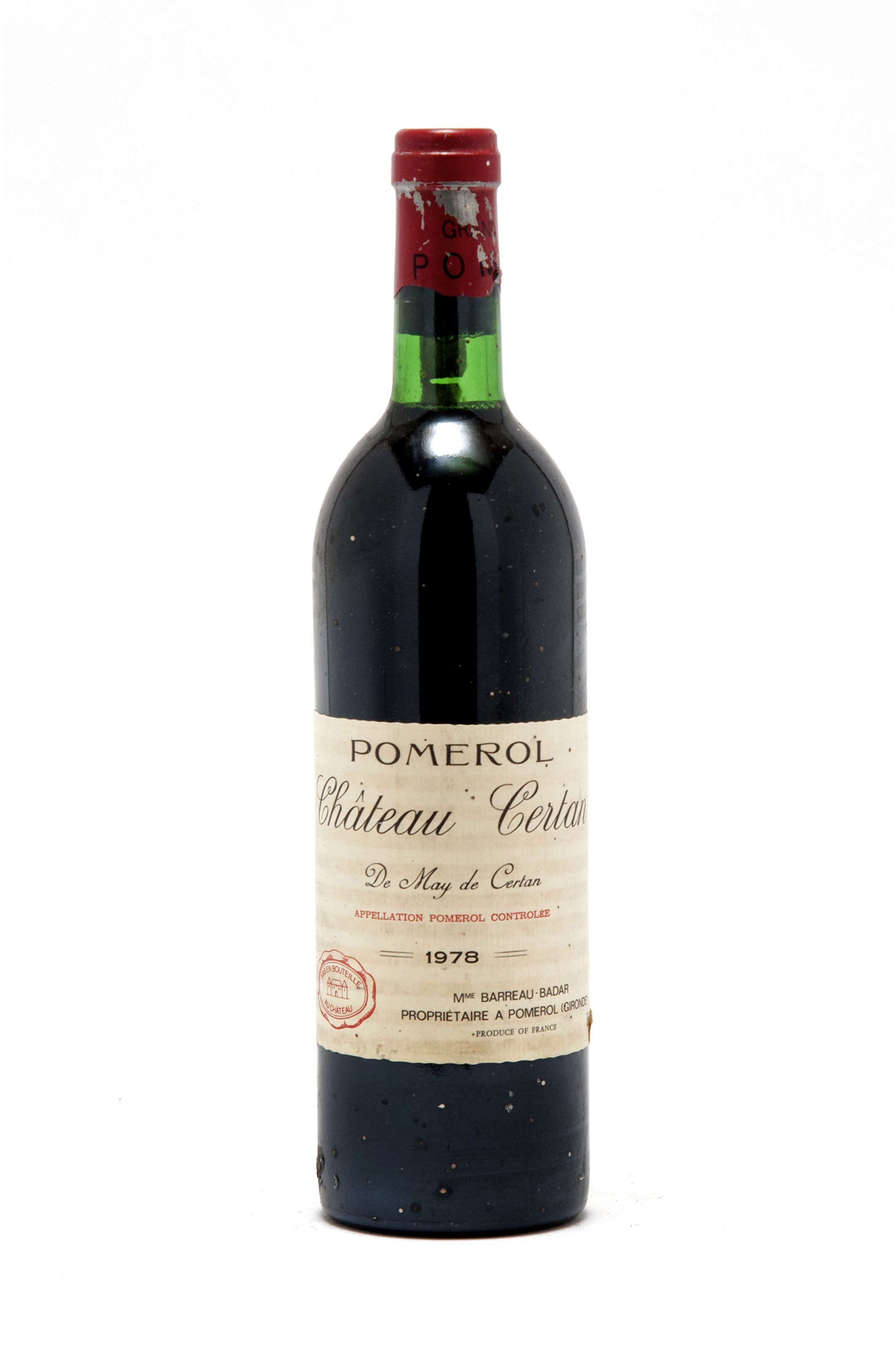 Château Certan de May 1978ポムロール