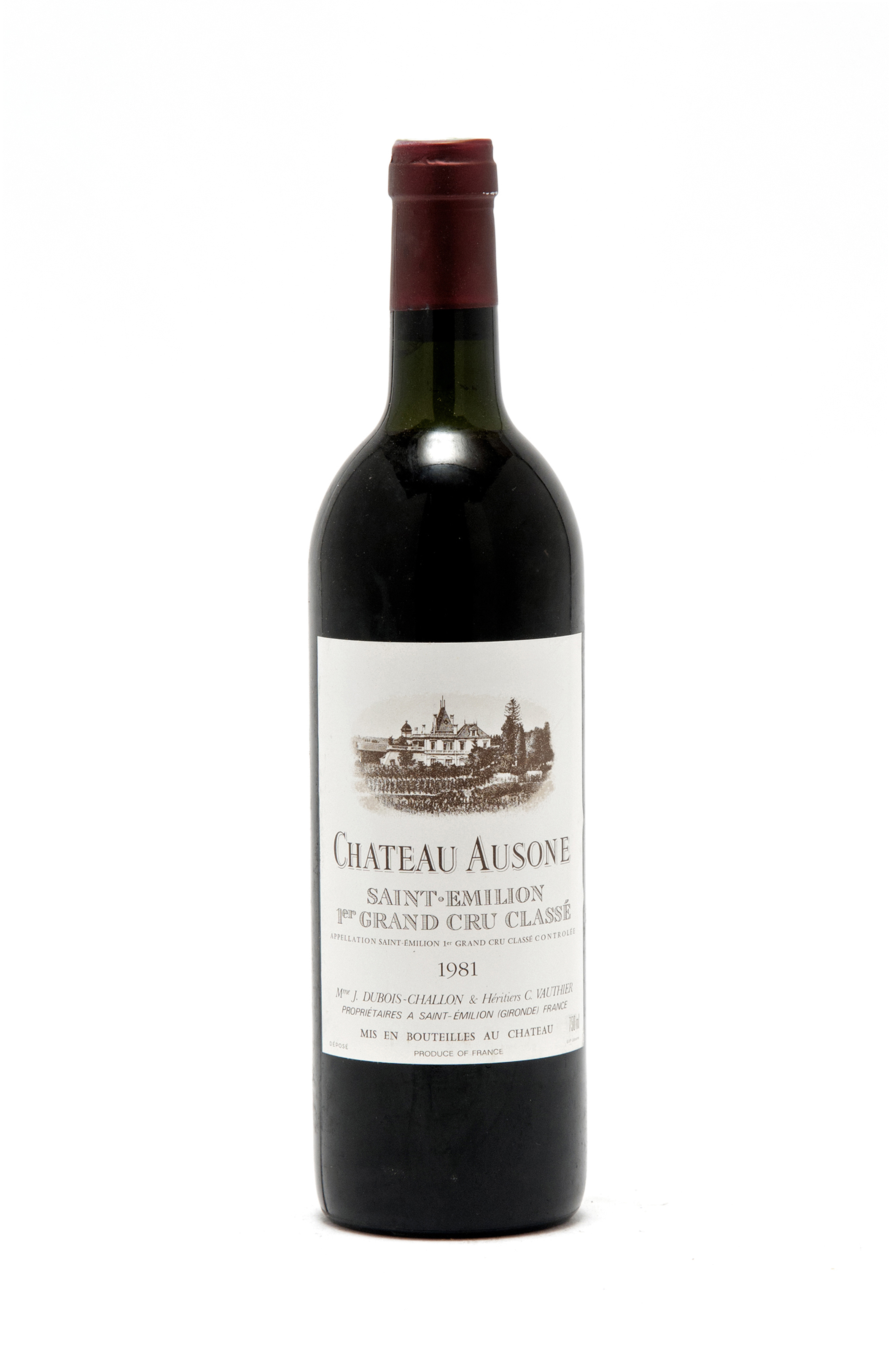 Château Ausone 1981, SaintEmilion, 1er grand cru classé Christie’s