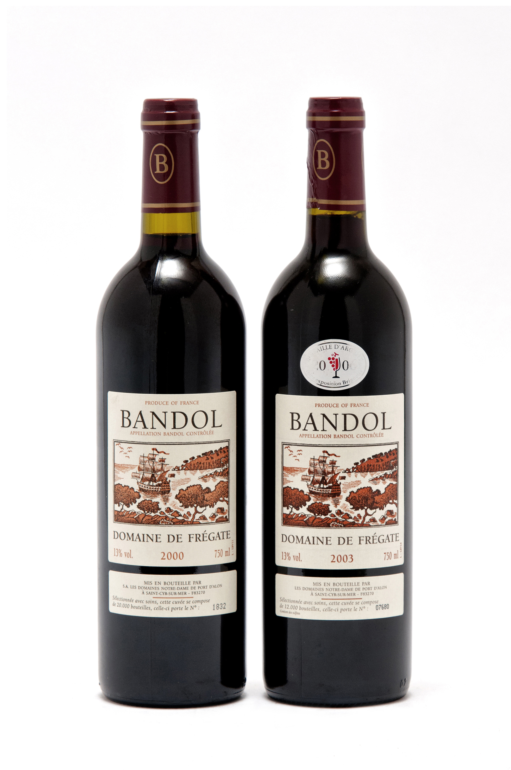 Domaine de Frégate 2000 and 2003, Provence Christie’s