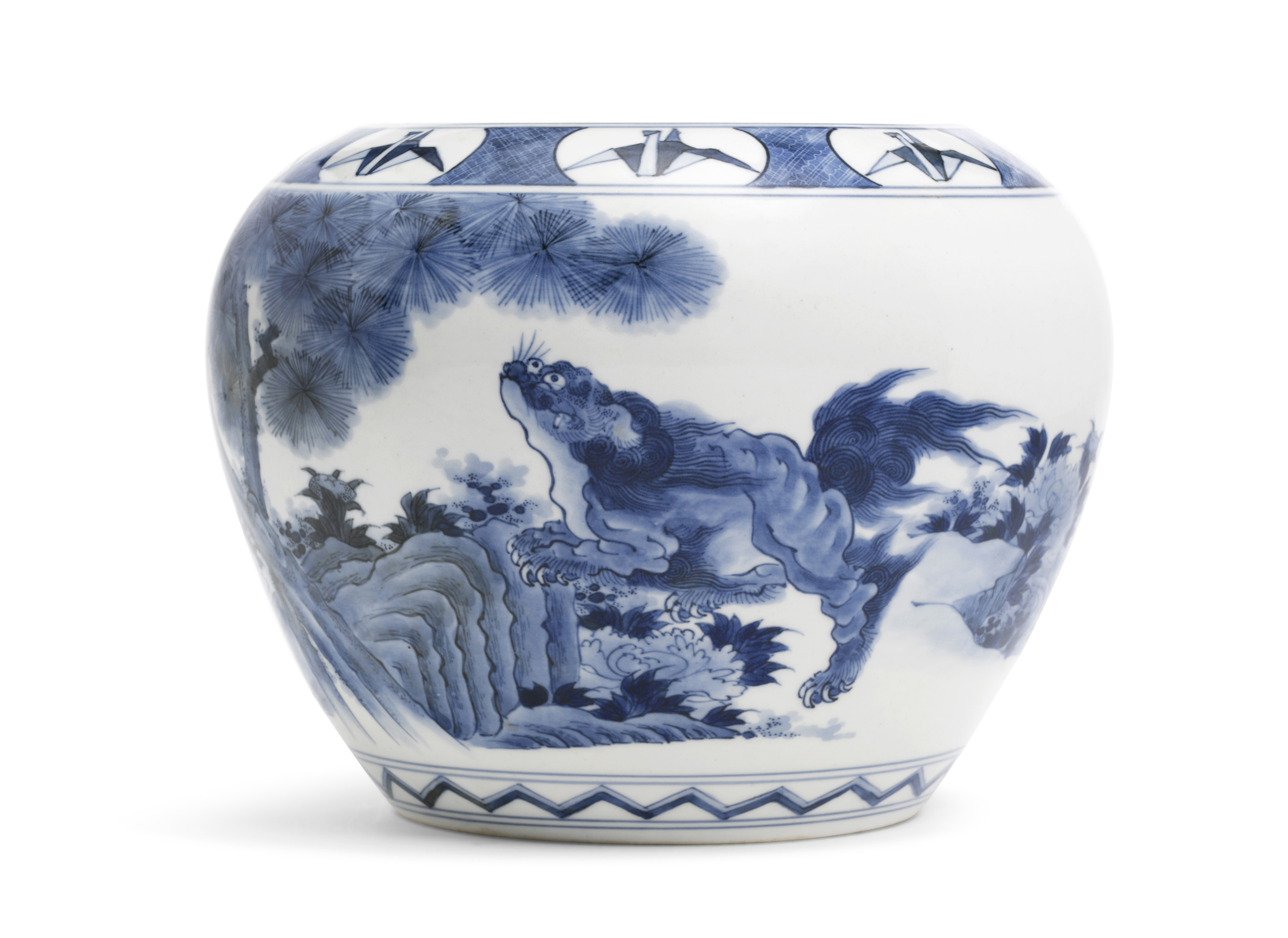 A Hirado Mizusashi [Water Jar], EDO MEIJI PERIOD (19TH CENTURY