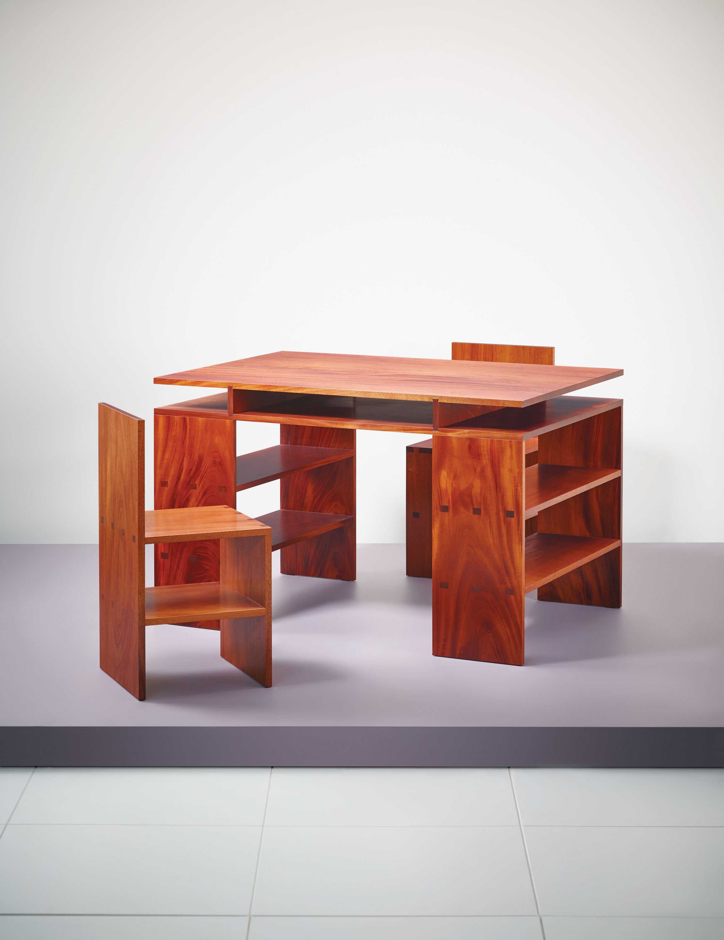 Donald Judd 1928 1994 Desk And Two Chairs Models F 82 2 F