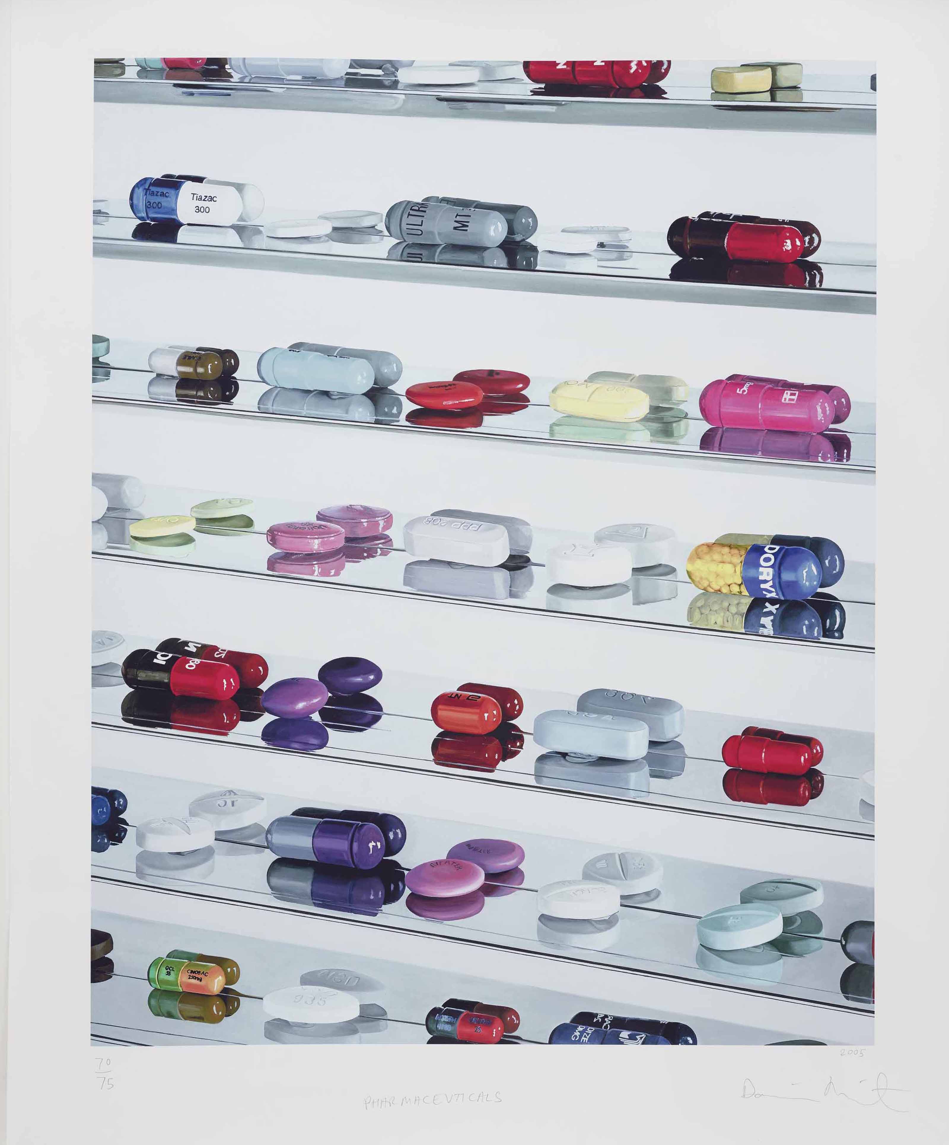 Damien Hirst (B. 1965) , Pharmaceuticals Christie's