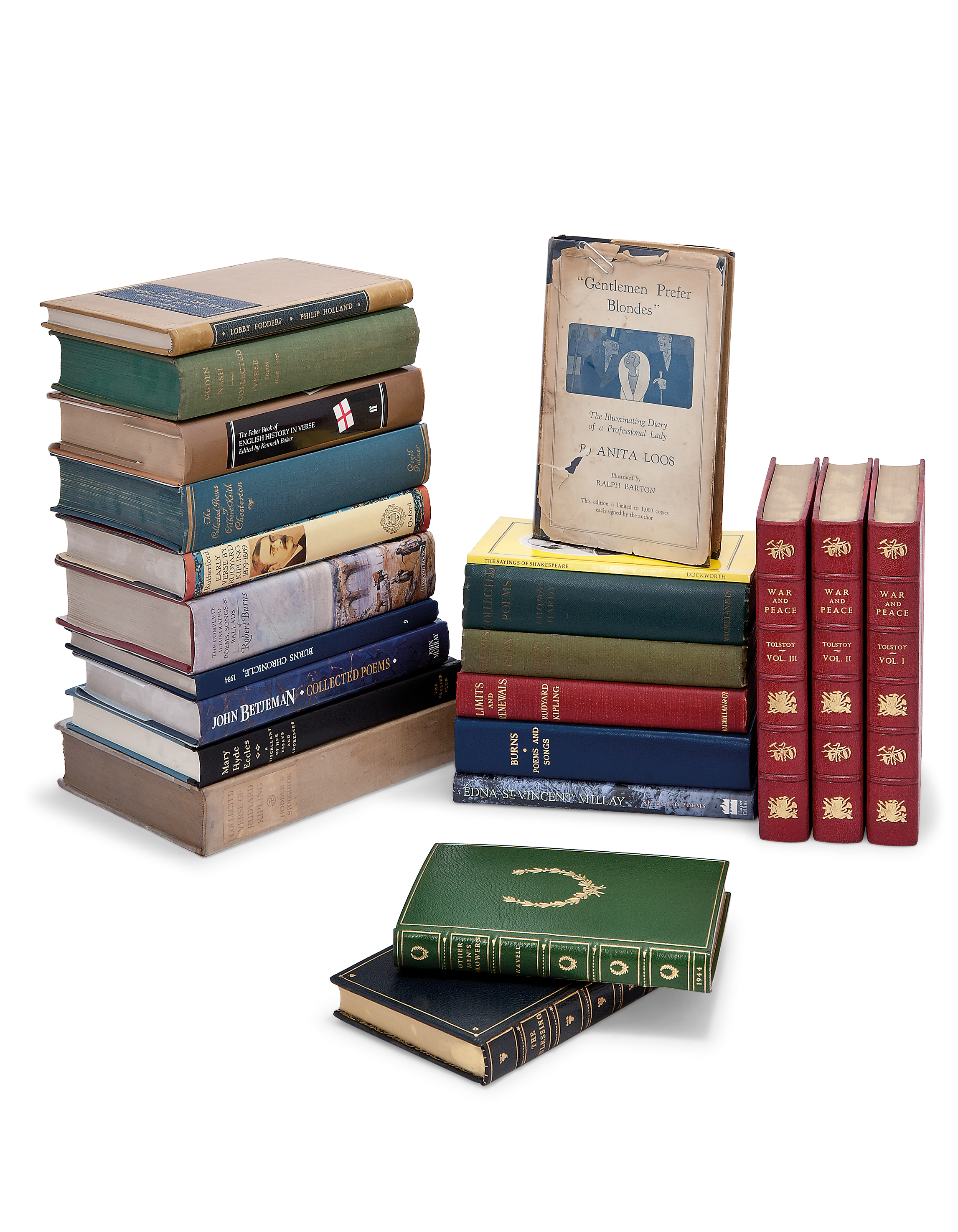 A GROUP OF 22 VOLUMES OF ENGLISH LITERATURE FROM MARGARET THATCHER'S ...