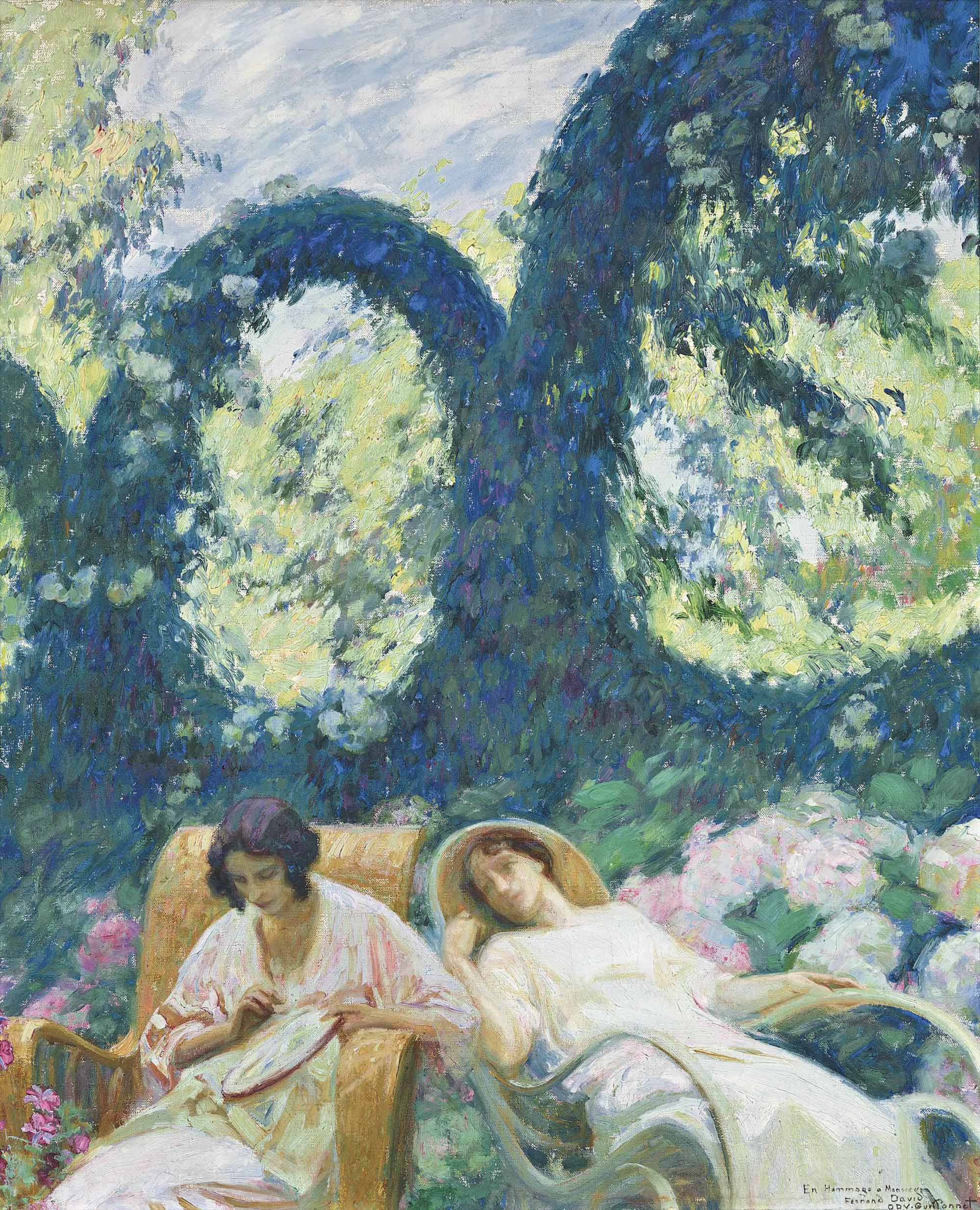 Octave Denis Victor Guillonnet (FRENCH, 1872-1967) , Tranquilité au