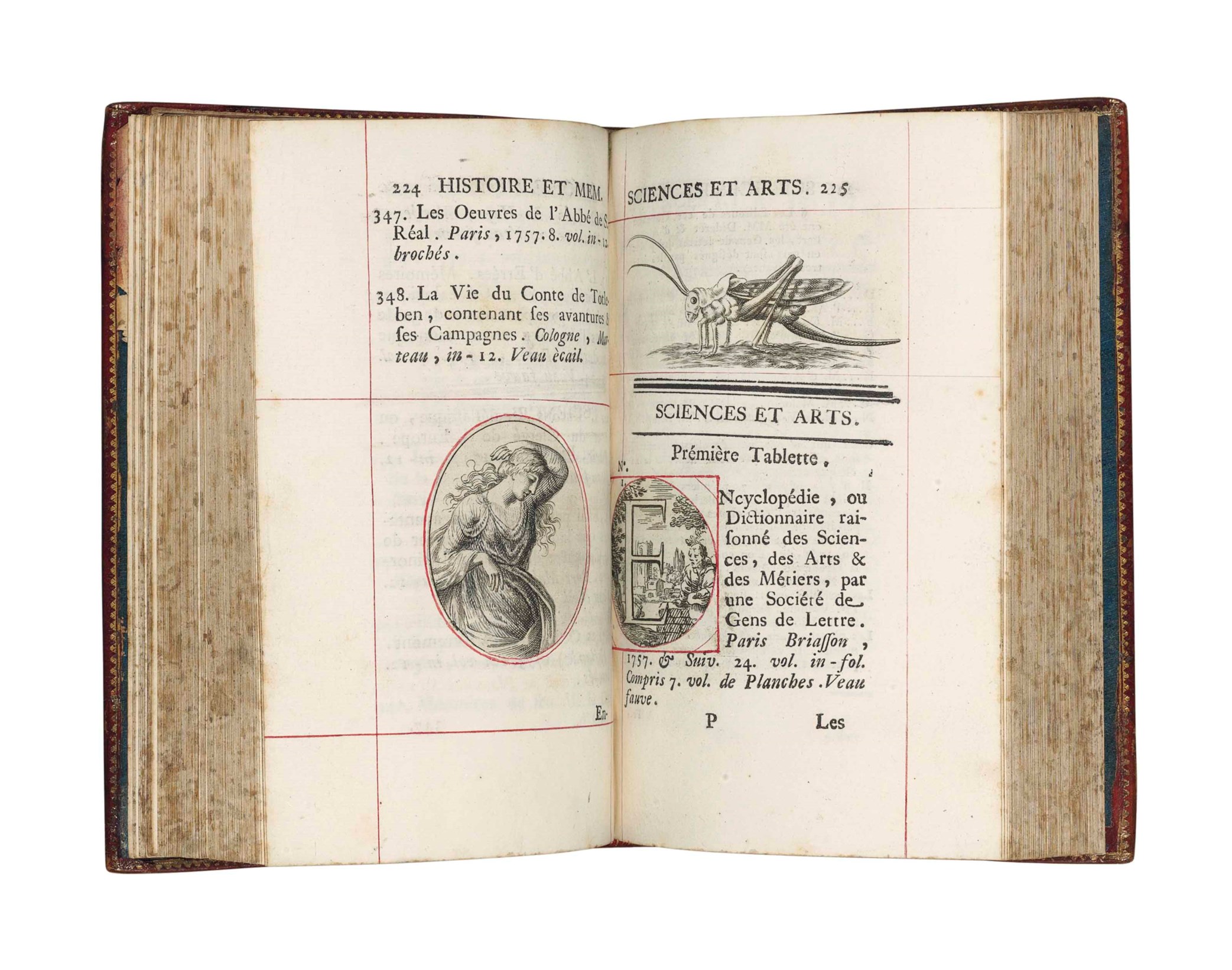 PIETRO LEOPOLDO I, Grand Duke of Tuscany Catalogue des livres du