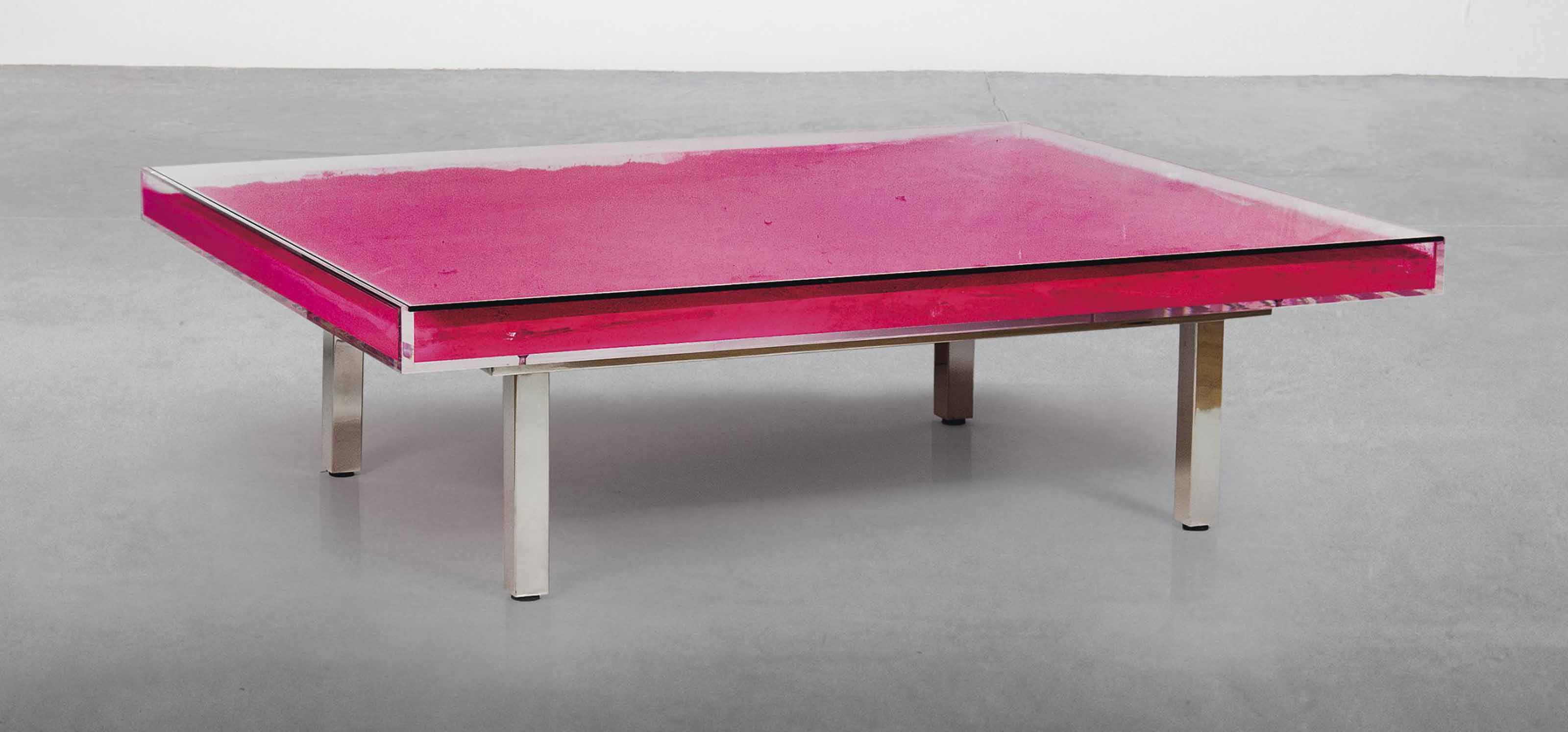Yves Klein (19281962) , Table rose Christie's