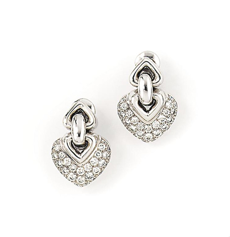 Bvlgari on sale heart earrings