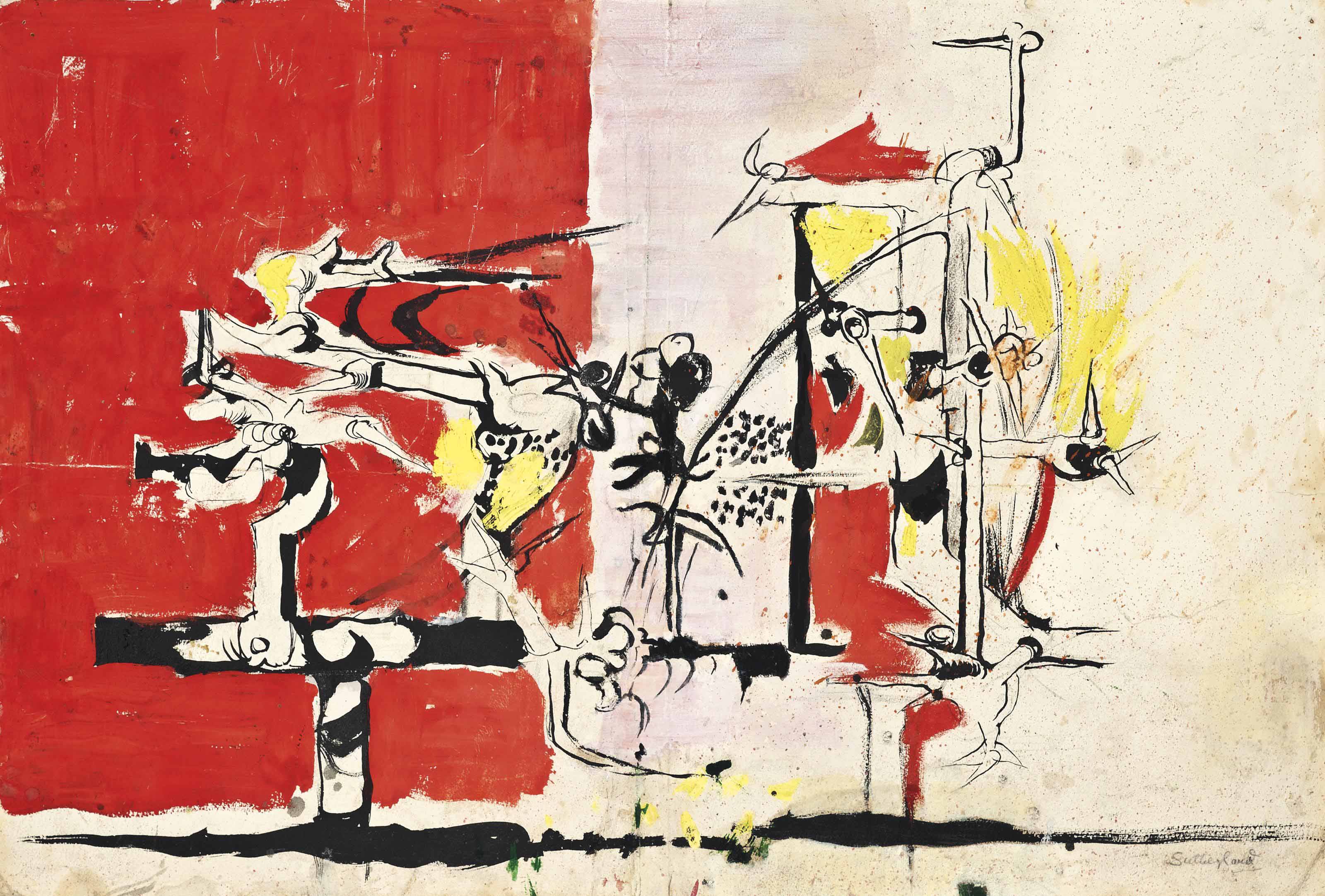 Graham Sutherland, O.M. (1903-1980), Landscape with Low