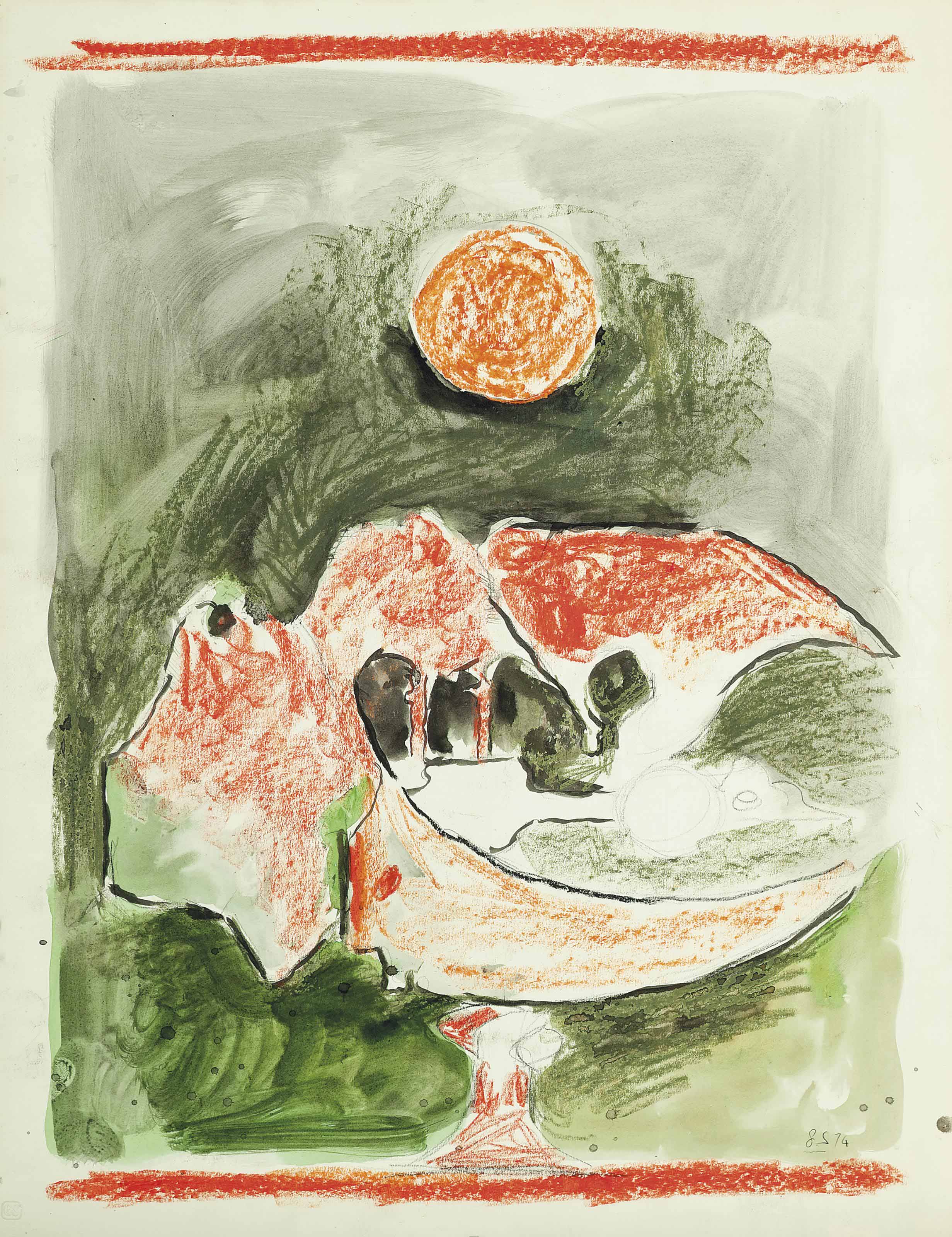 Graham Sutherland, O.M. (1903-1980), Landscape with Low