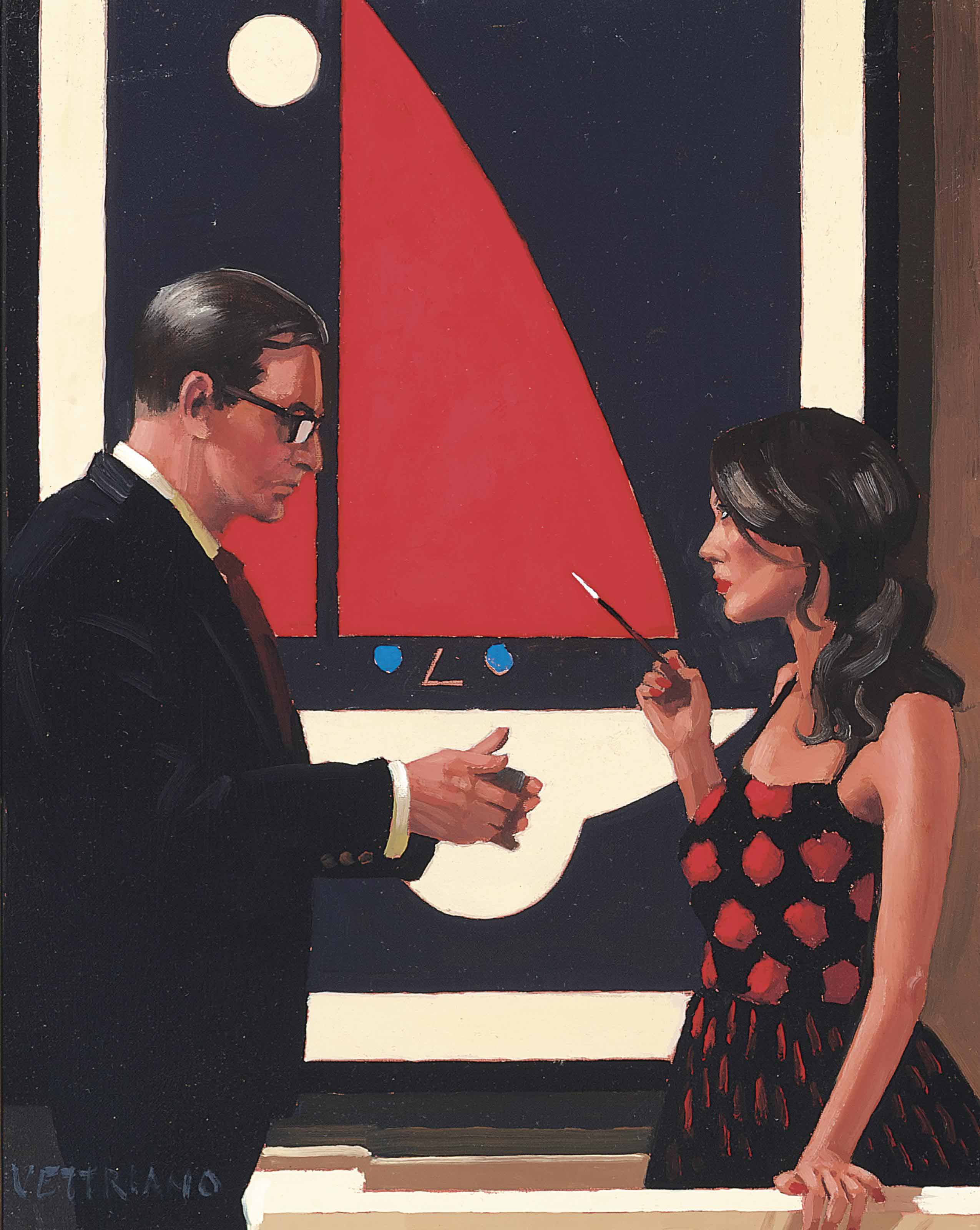 Jack Vettriano (b. 1951) , Lounge Lizards II Christie's