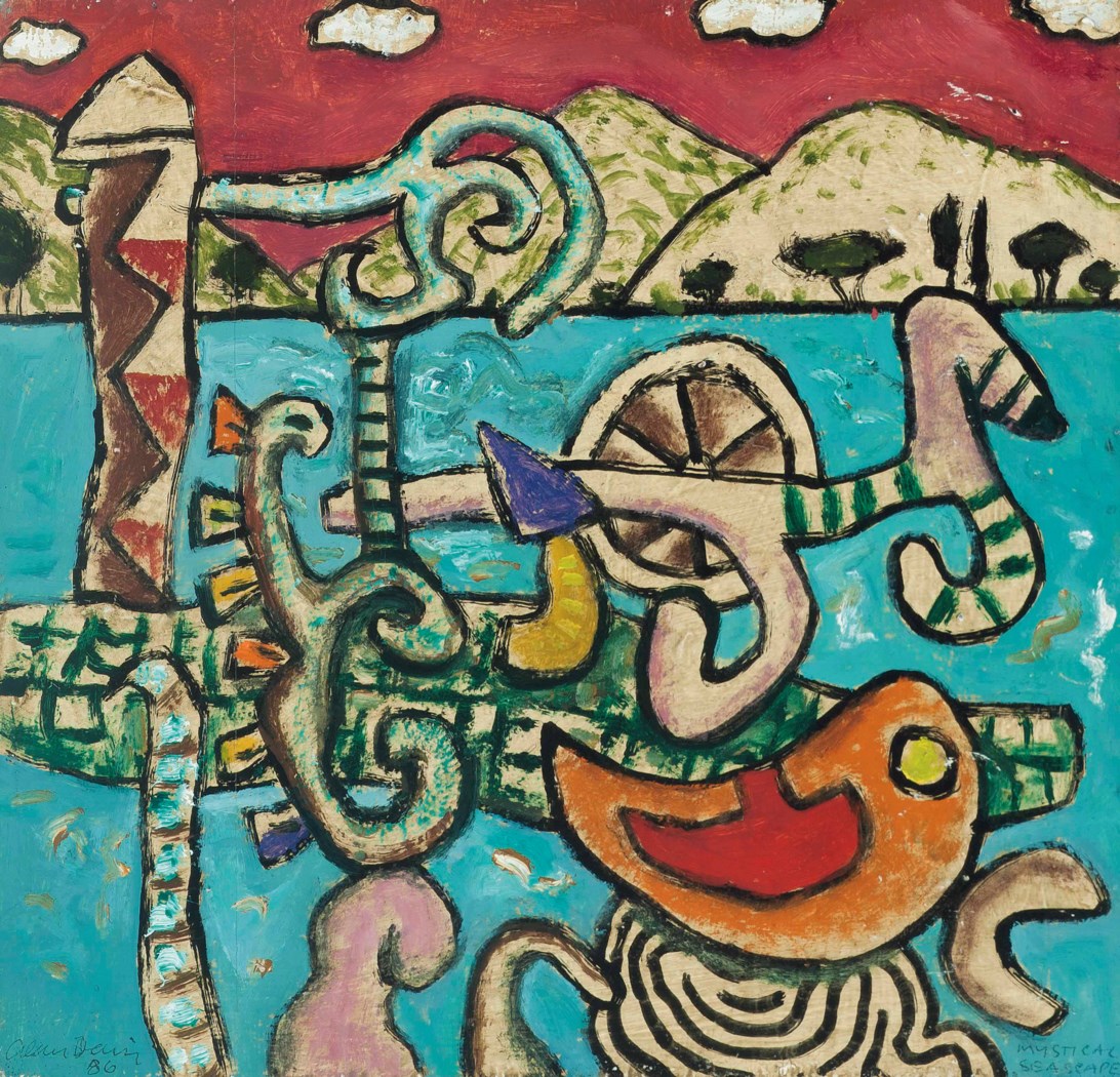 Alan Davie, R.A. (19202014), Mystical Seascape Christie's