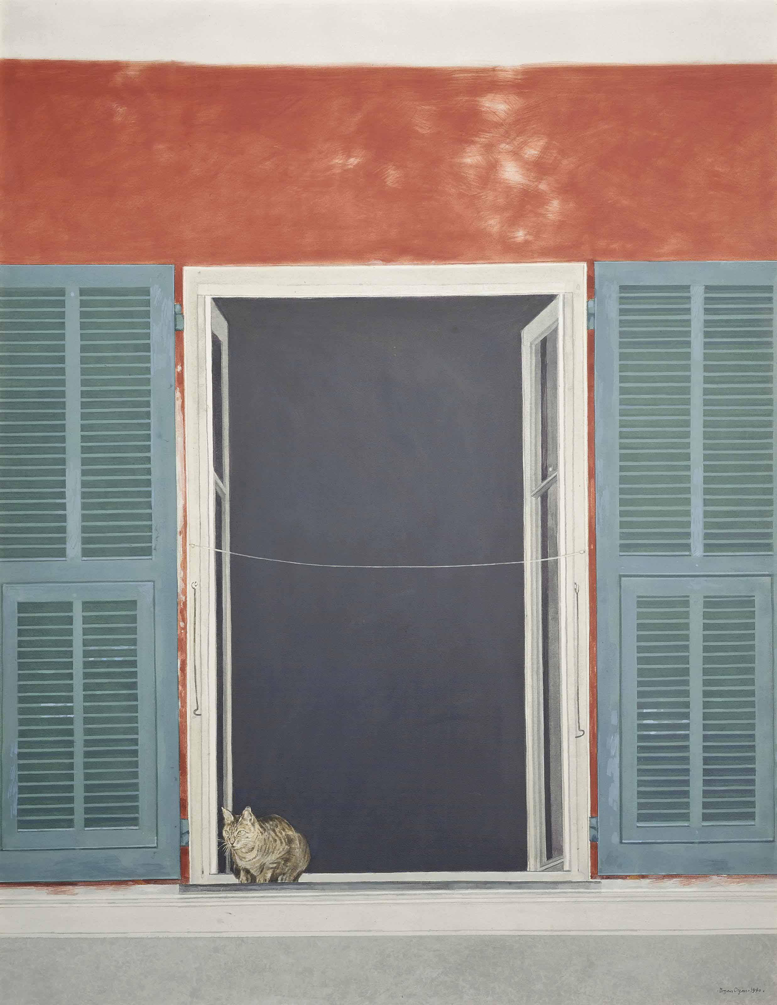 Bryan Organ B 1935 Cat In The Window 20th Century