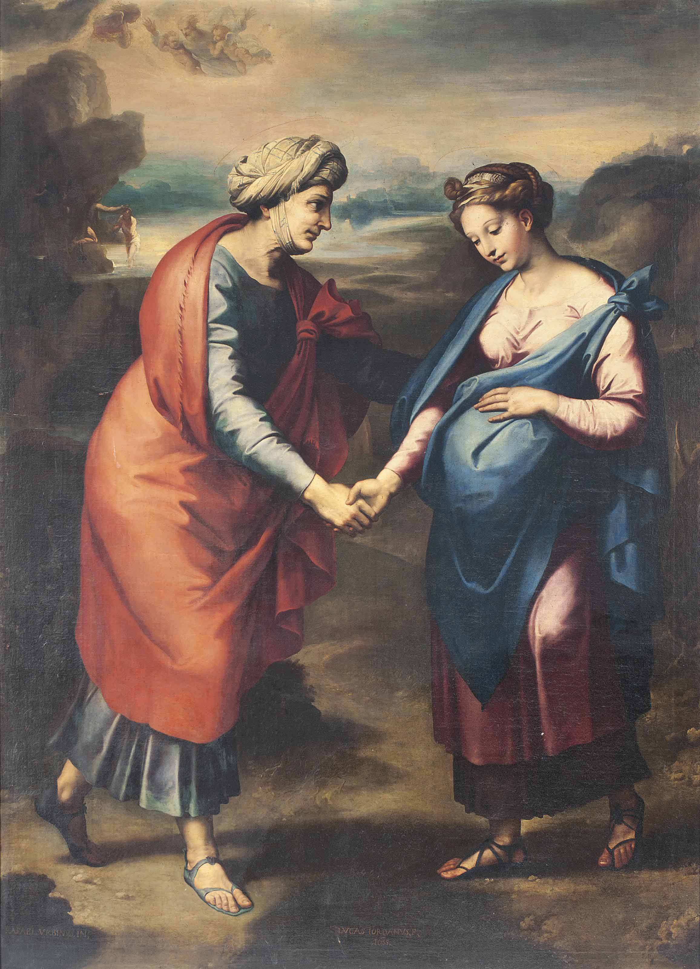 Luca Giordano Naples 1634 1705 After Raffaello Sanzio Called