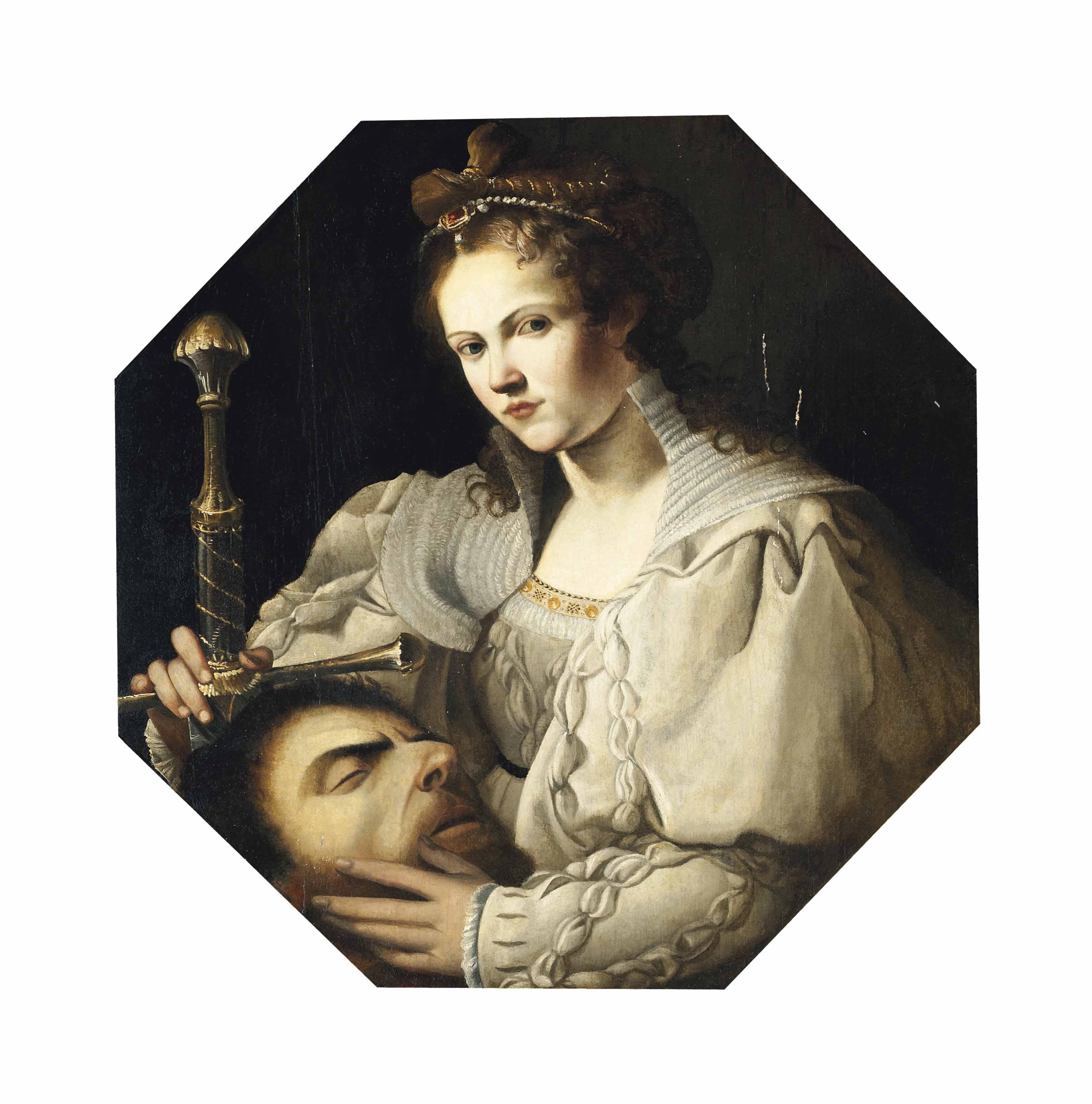 North Italian School Late 16th Century Judith With The Head Of