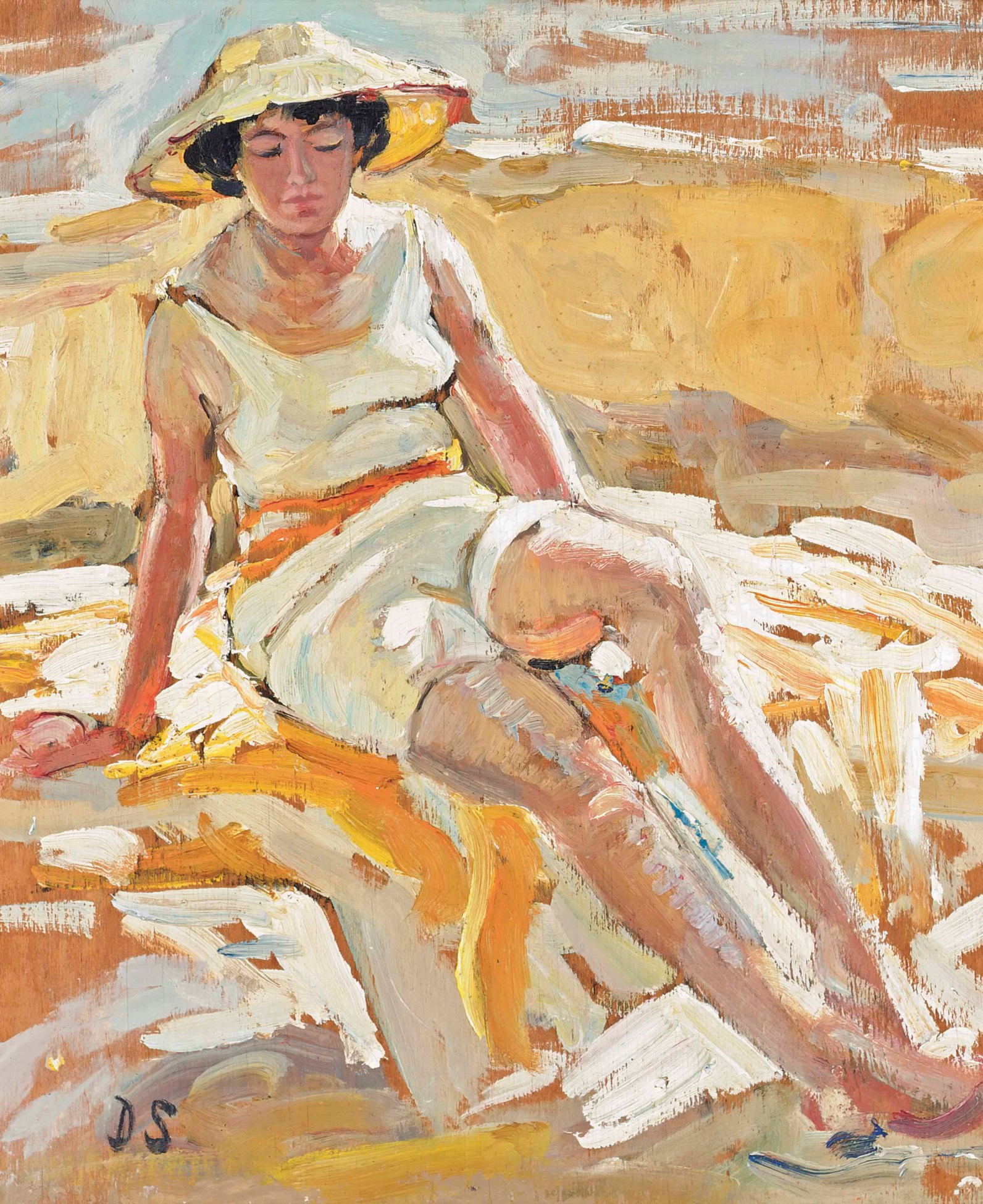 Dorothea Sharp, R.B.A., R.O.I., V.P.S.W.A. (1874-1955), A rest on the ...