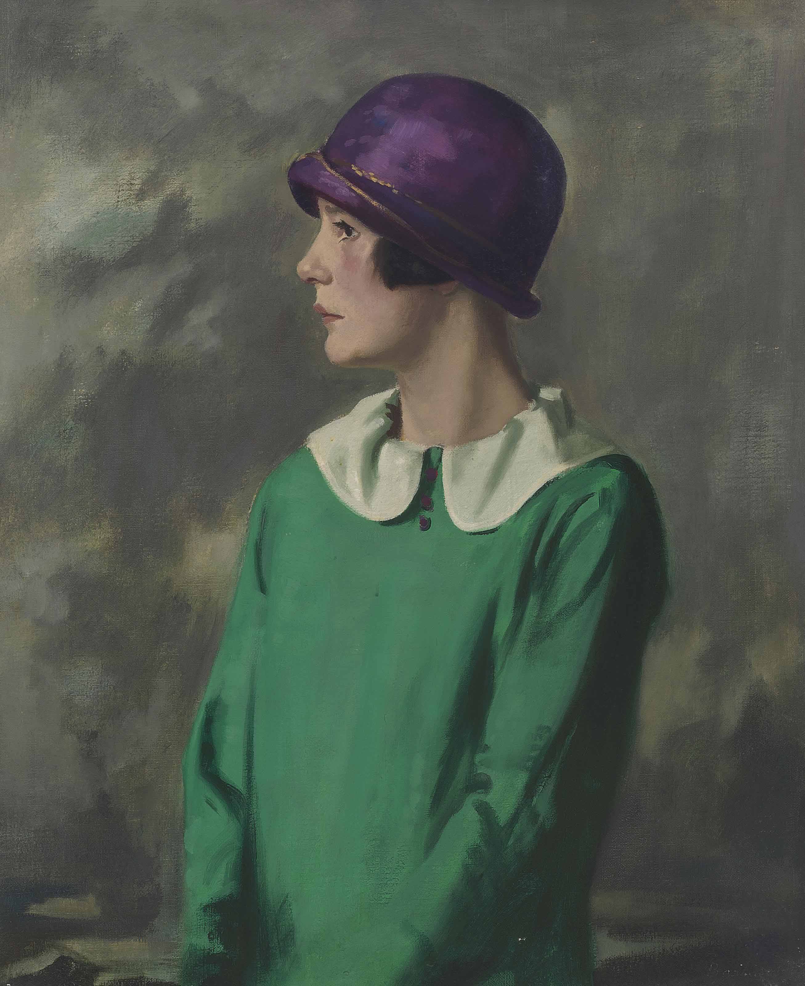 The purple cloche