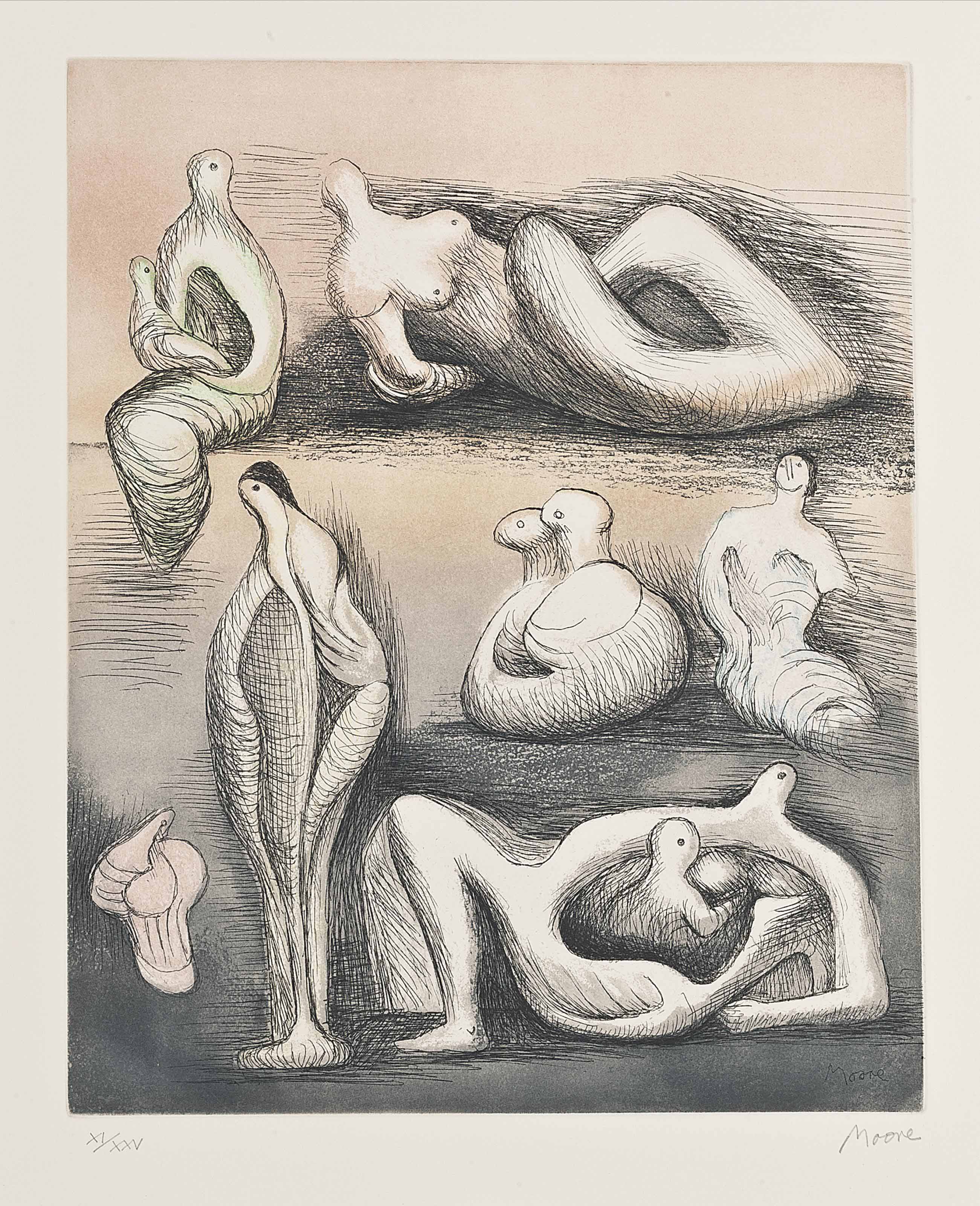 Henry Moore (18981986) , Seven Sculpture Ideas I Christie's