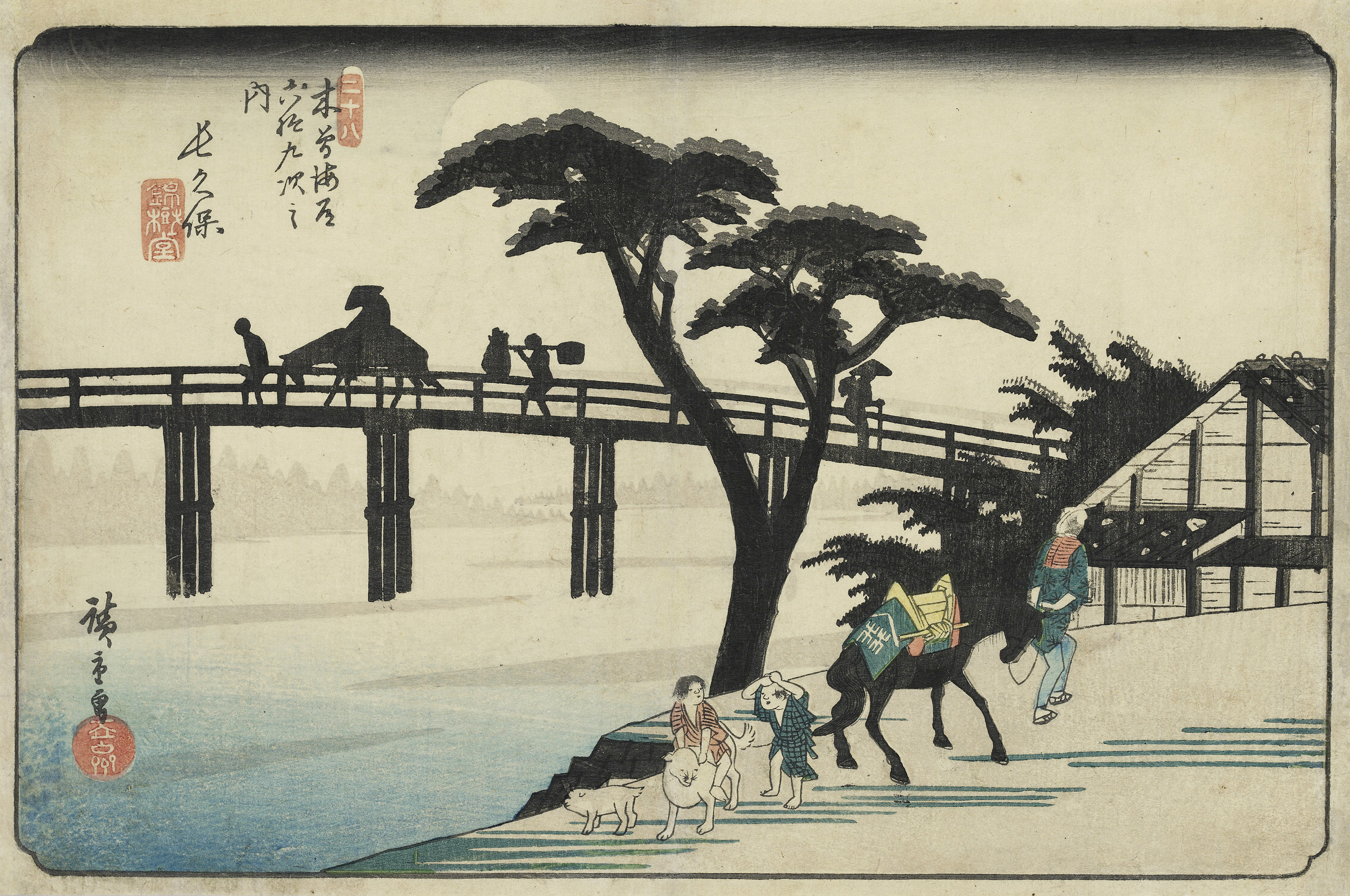 Utagawa Hiroshige I (1797–1858), NO. 28, NAGAKUBO | Christie's