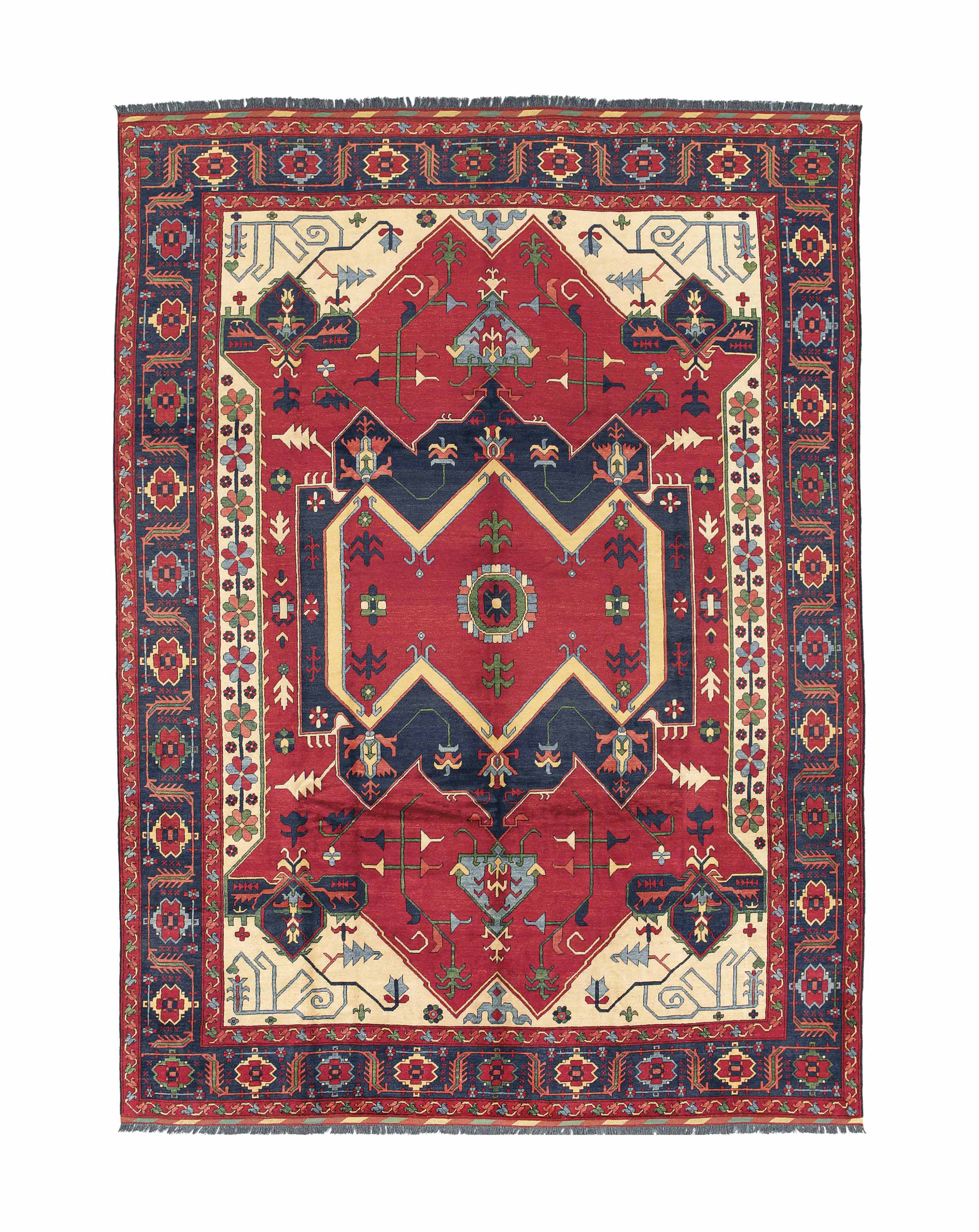 An unusual Uzbekistan pile carpet Christie's