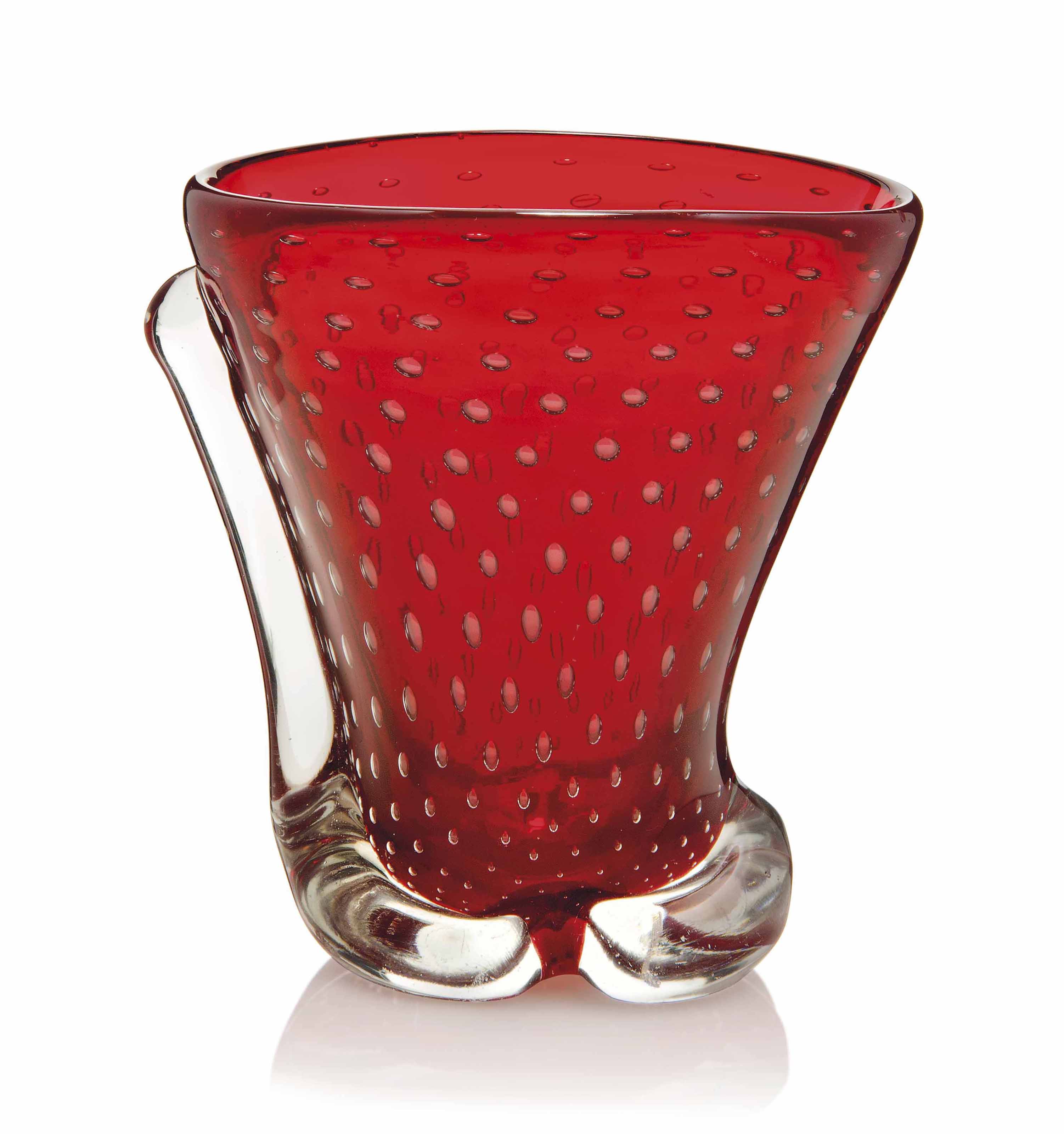 A CARLO SCARPA (19061978) FOR VENINI GLASS VASE , CIRCA 1950 Christie's