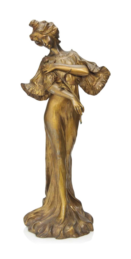 art nouveau figures