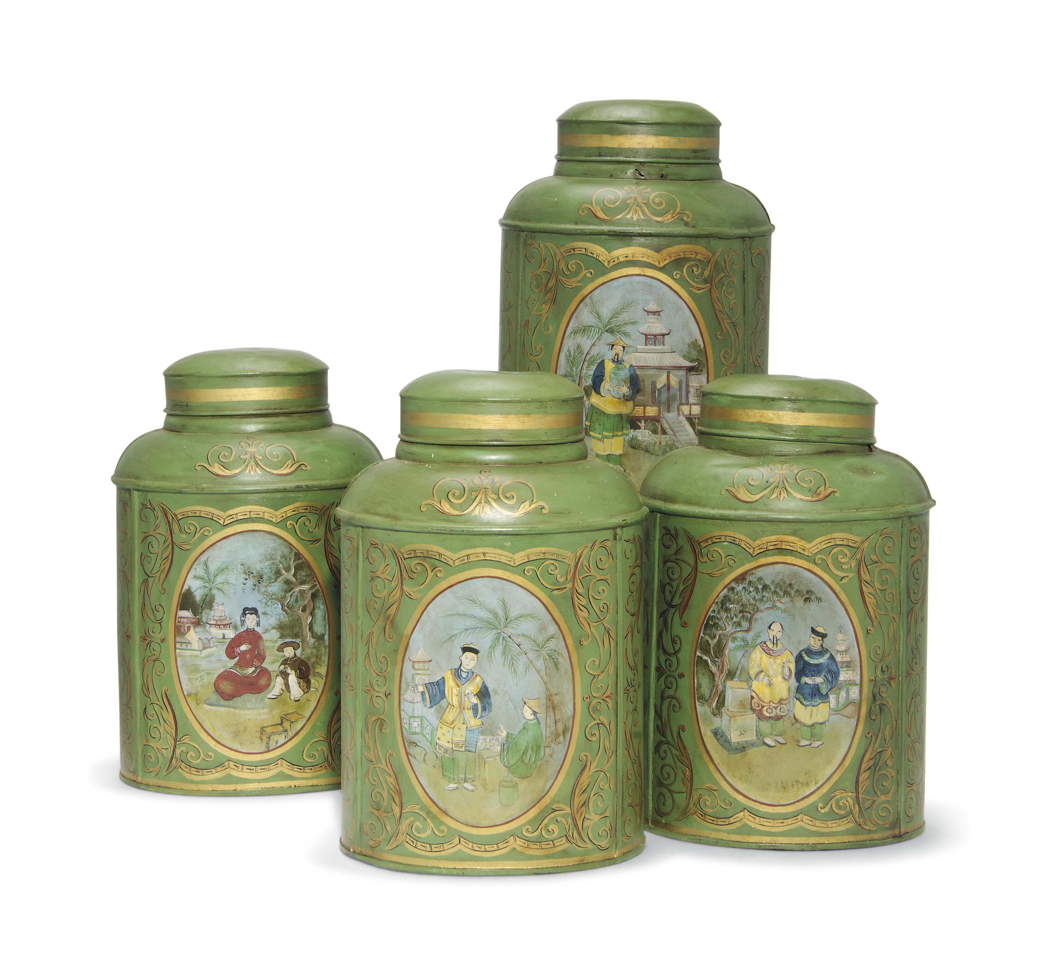 tinplate tea set