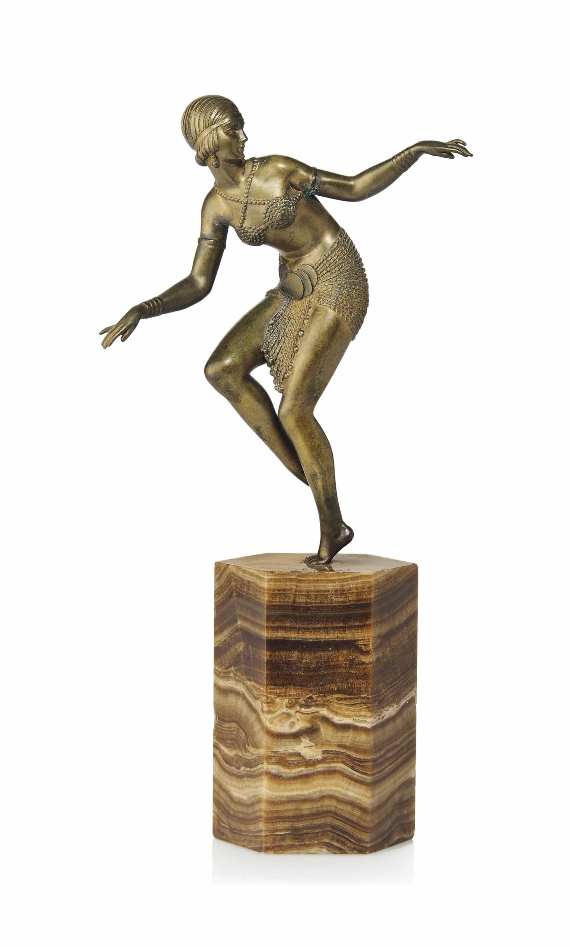 demetre chiparus bronze