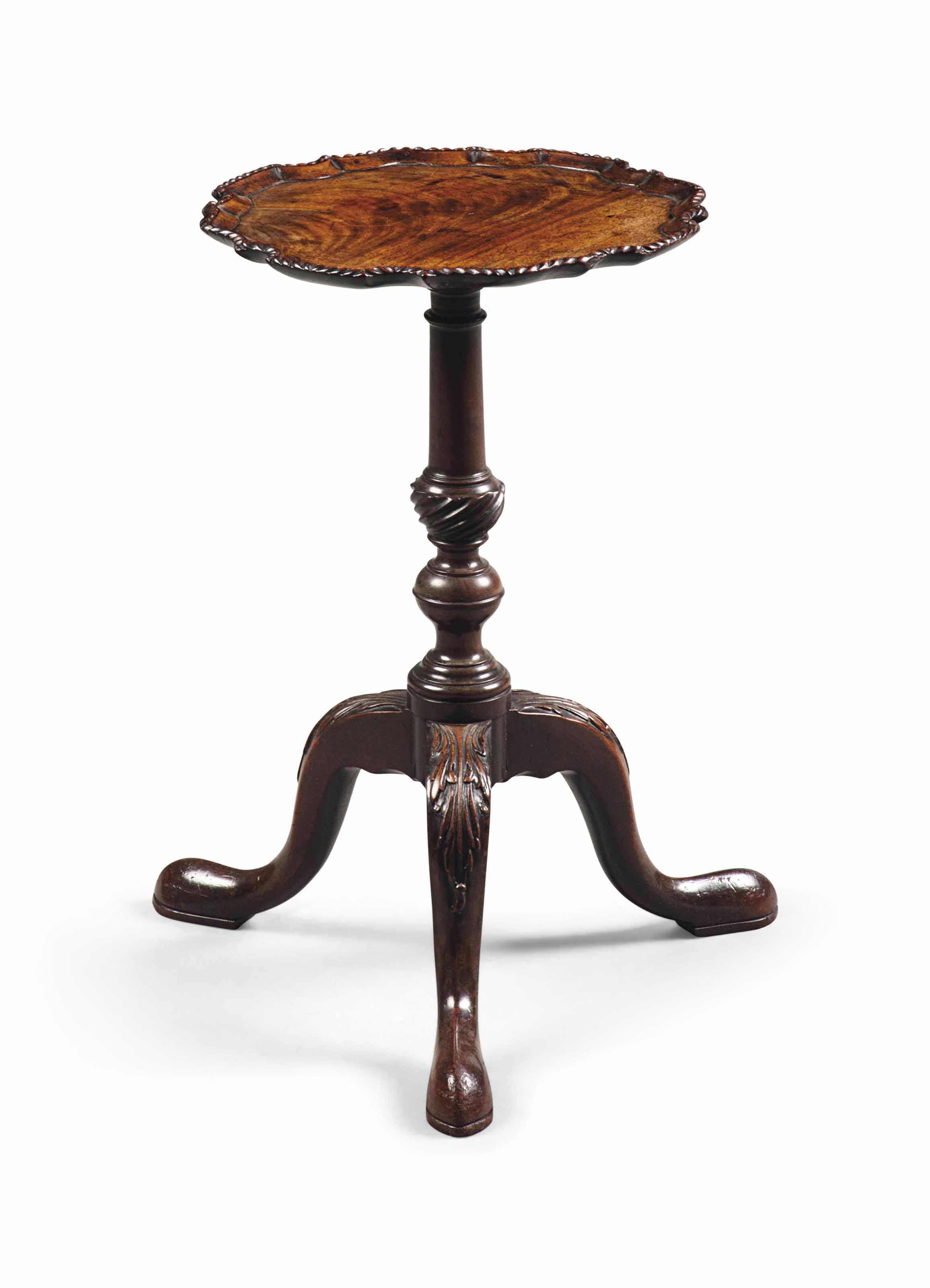 AN EARLY III MAHOGANY KETTLE STAND , MID18TH CENTURY Christie's