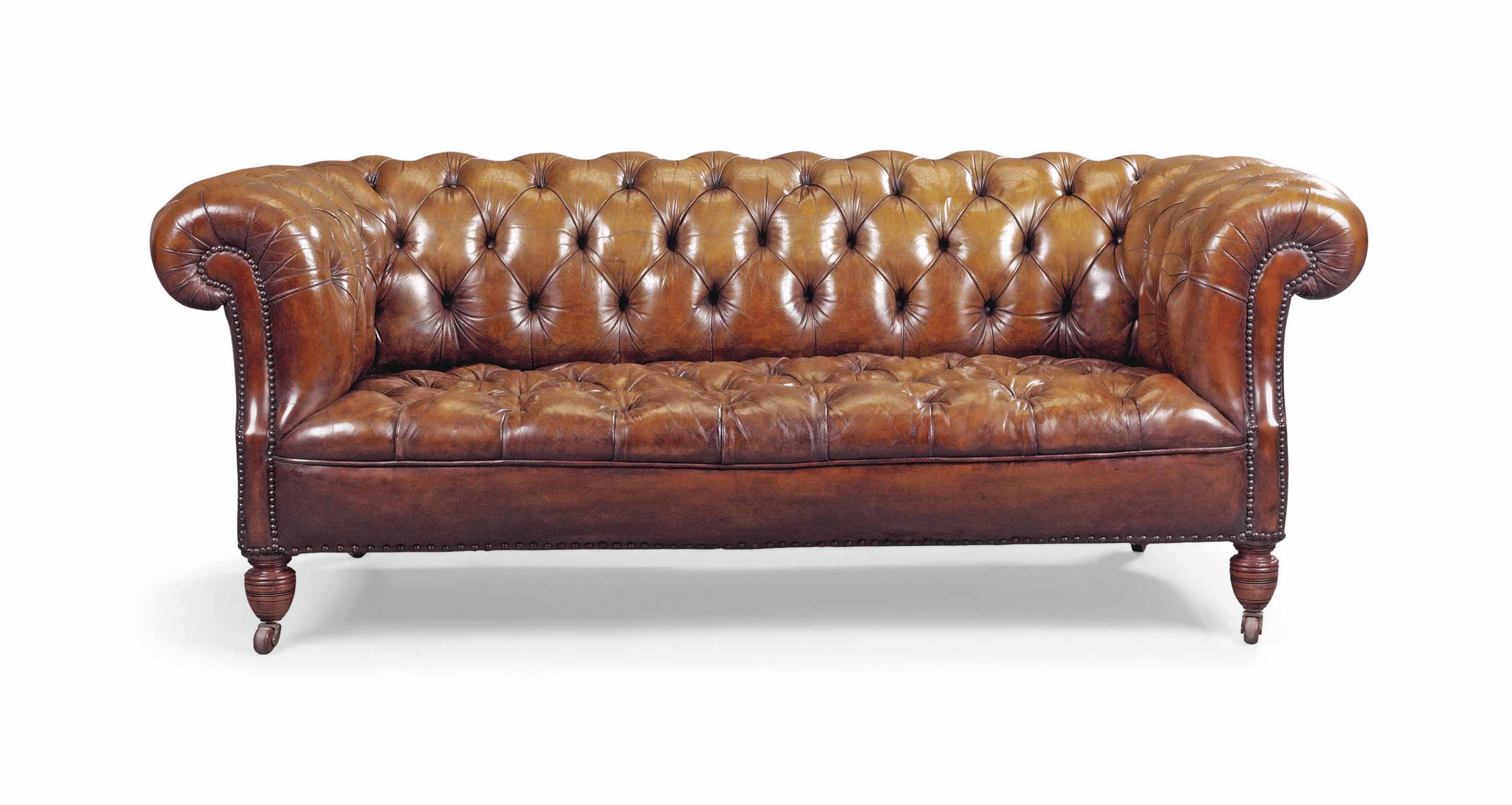 A LATE VICTORIAN WALNUT CHESTERFIELD SOFA , CIRCA 1890 Christie's