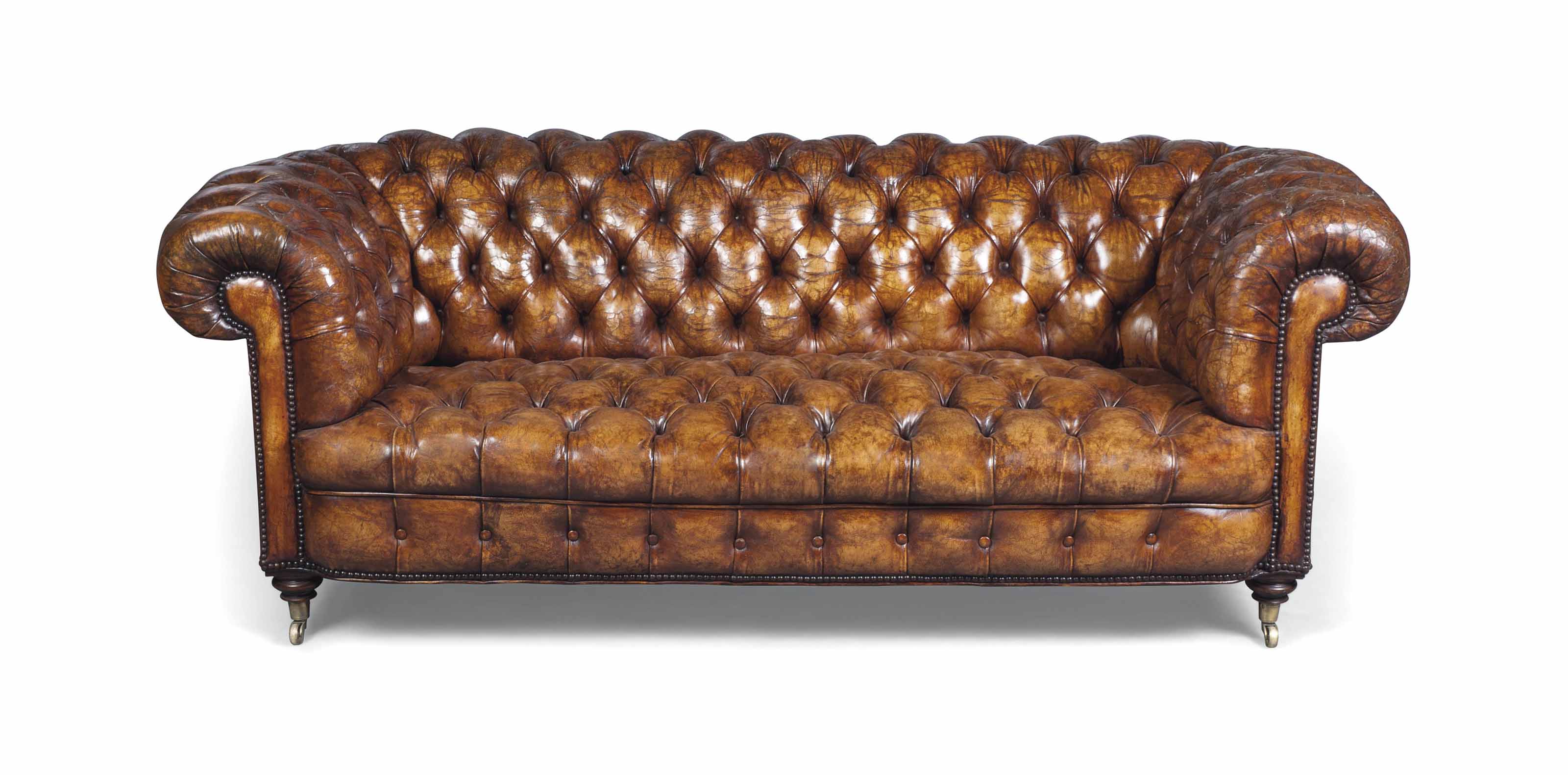 A LEATHER CHESTERFIELD SOFA , 20TH CENTURY Christie's