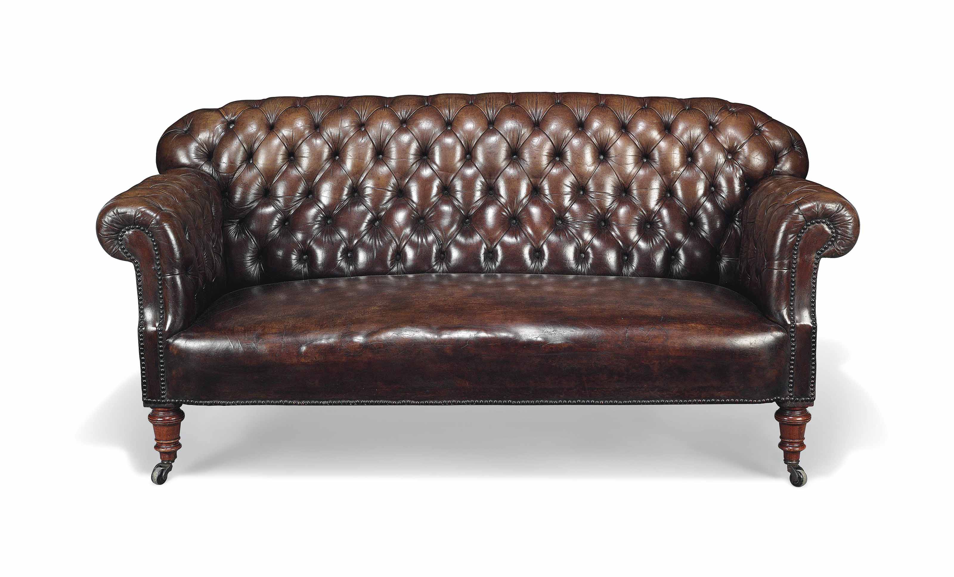 A LATE VICTORIAN LEATHER CHESTERFIELD SOFA , LATE 19TH CENTURY Christie's
