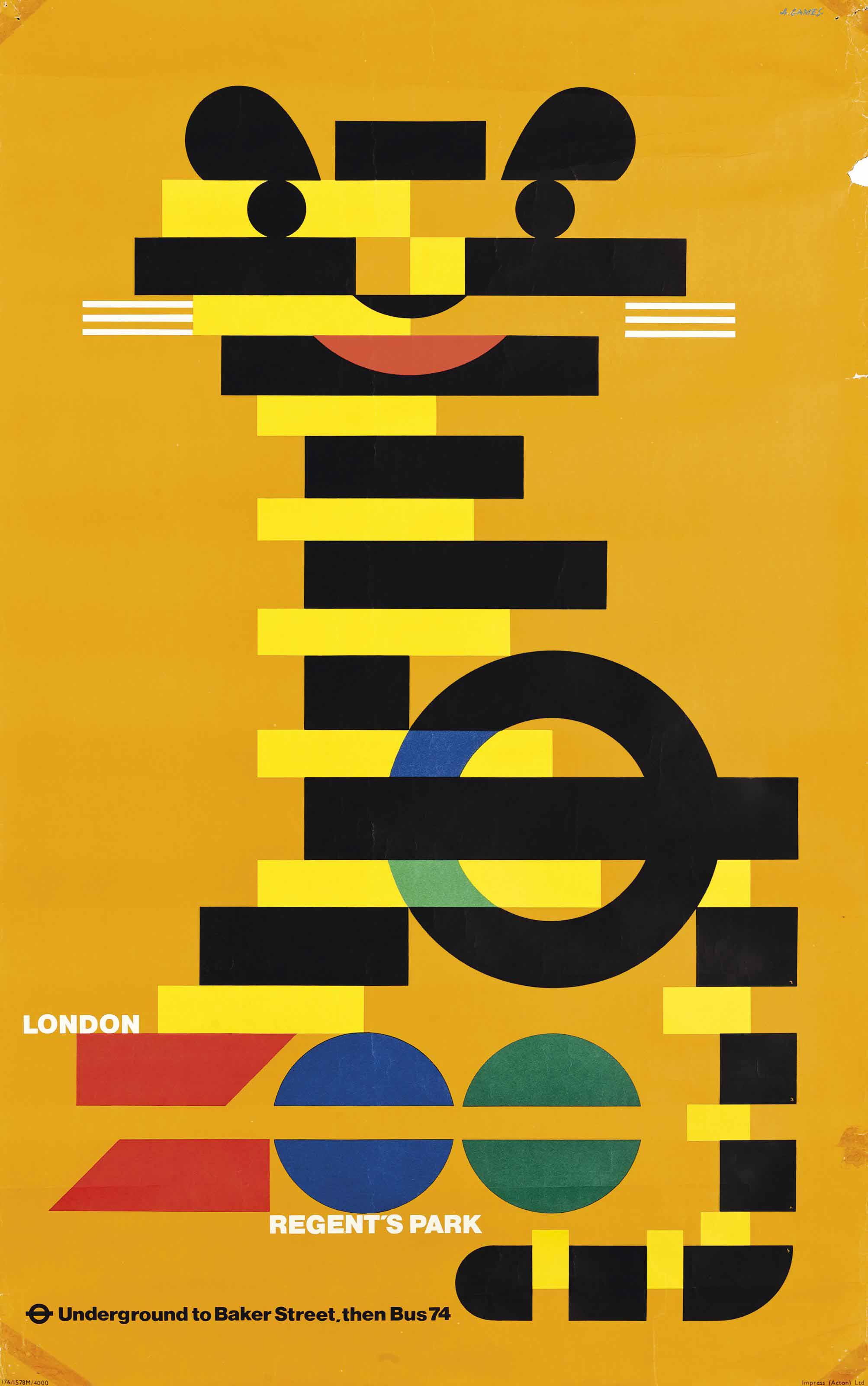Abram Games (19141996) , LONDON ZOO  Christie's