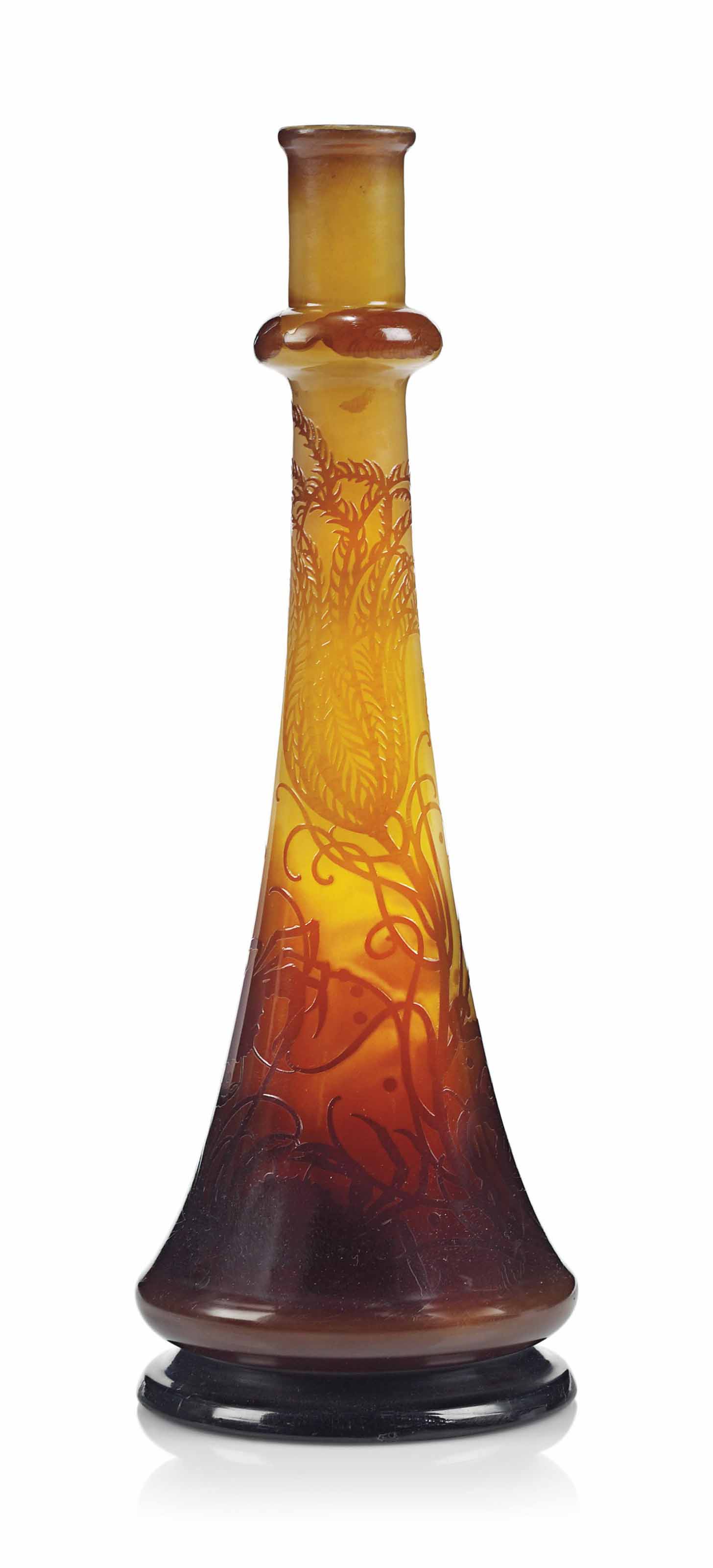 A GALLE CAMEO GLASS LAMP BASE , 19041906 Christie's