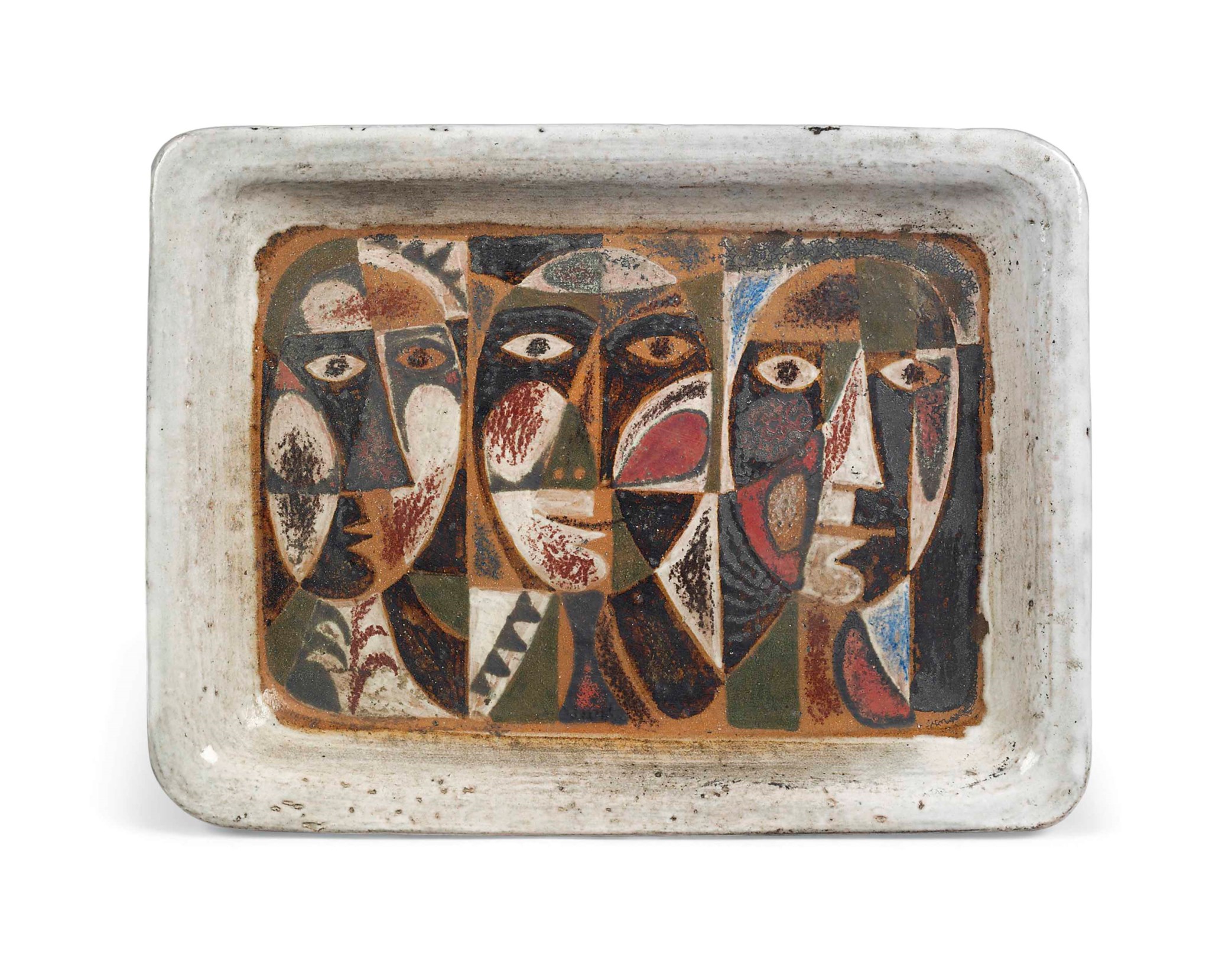 JEAN DERVAL (19252010), A GLAZED CERAMIC PLATTER Christie's
