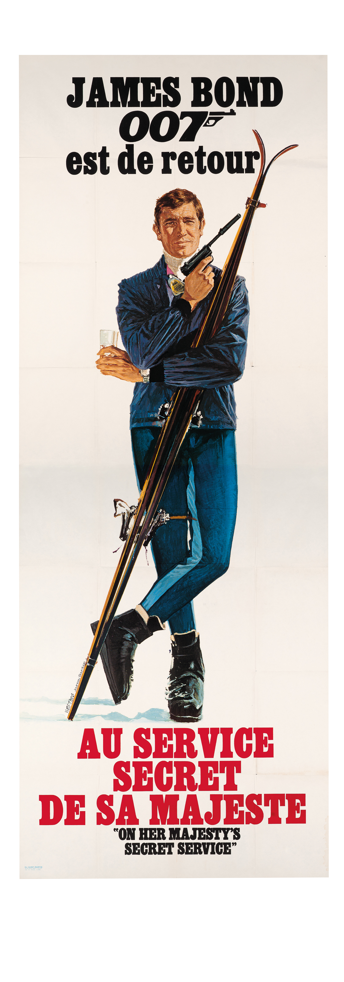 ON HER MAJESTY'S SECRET SERVICE / AU SERVICE SECRET DE SA MAJESTE, |  Christie's, image size:1121x3200