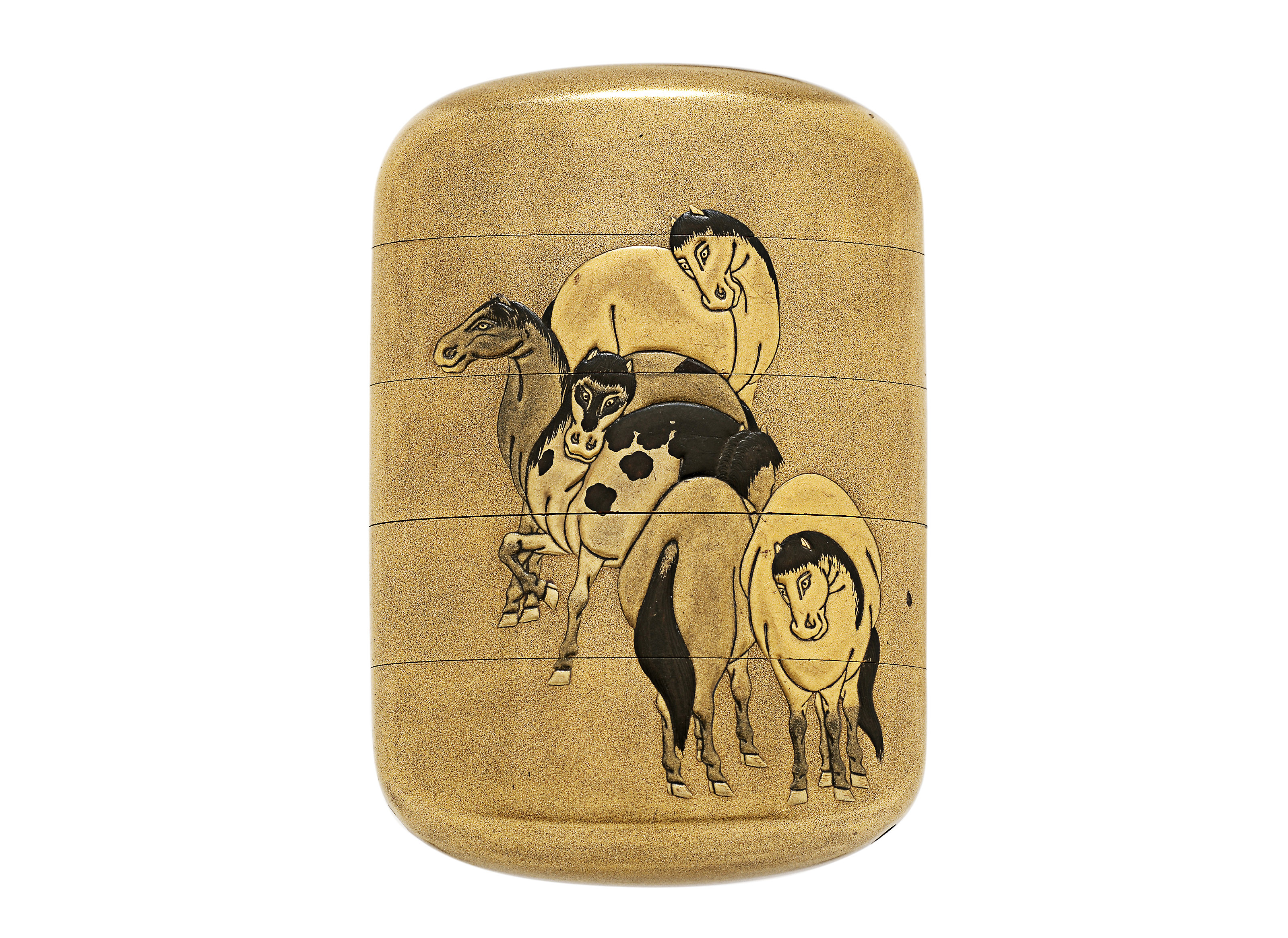 A Wood Netsuke of a Cicada, SIGNED HARUMITSU, EDO PERIOD (19TH