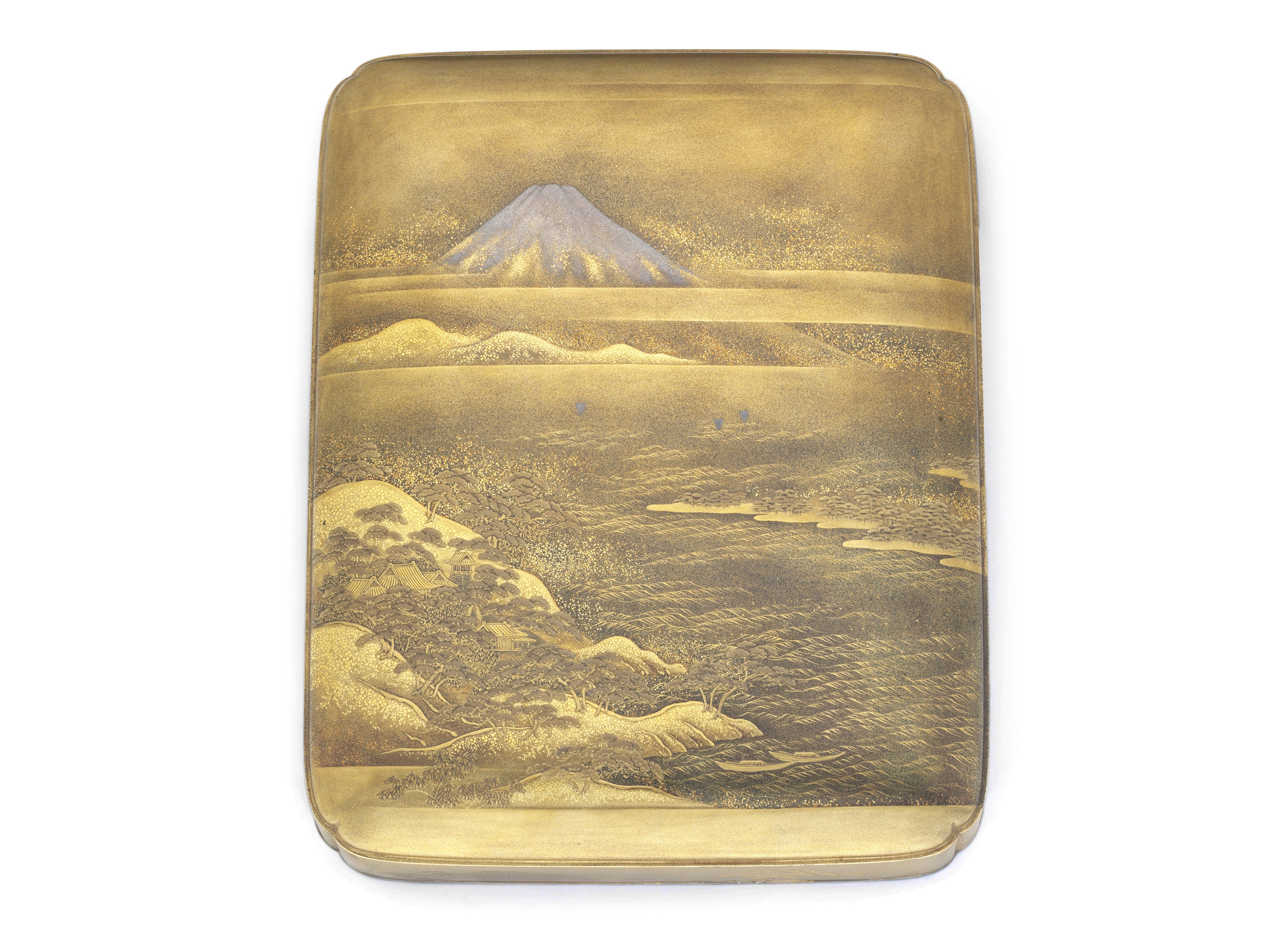 A Lacquer Tebako [Accessory Box], EDO PERIOD (19TH CENTURY) | Christie's