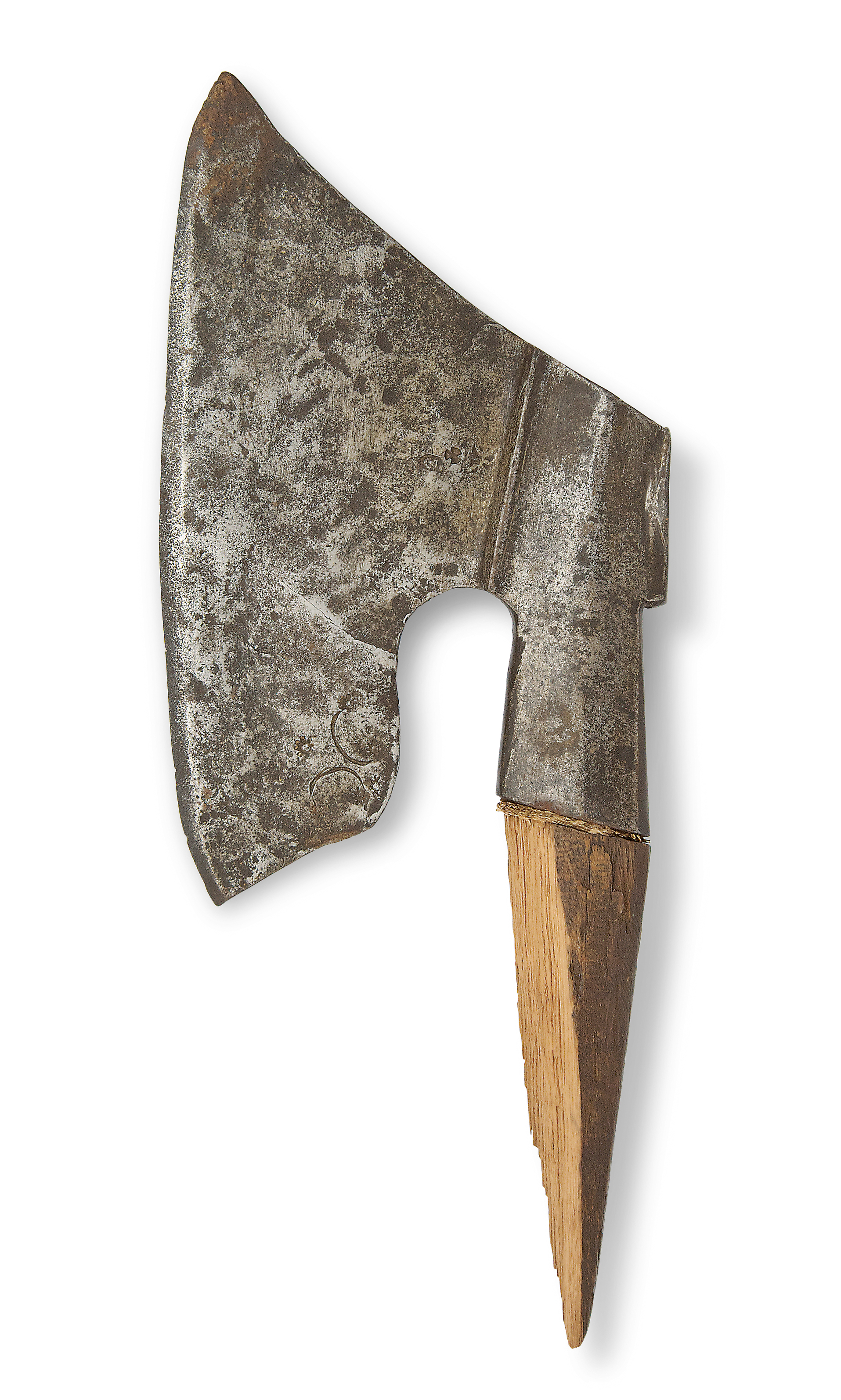 A GERMAN (SAXON) MINER'S GUILD CEREMONIAL AXE , DATED '1691' Christie's