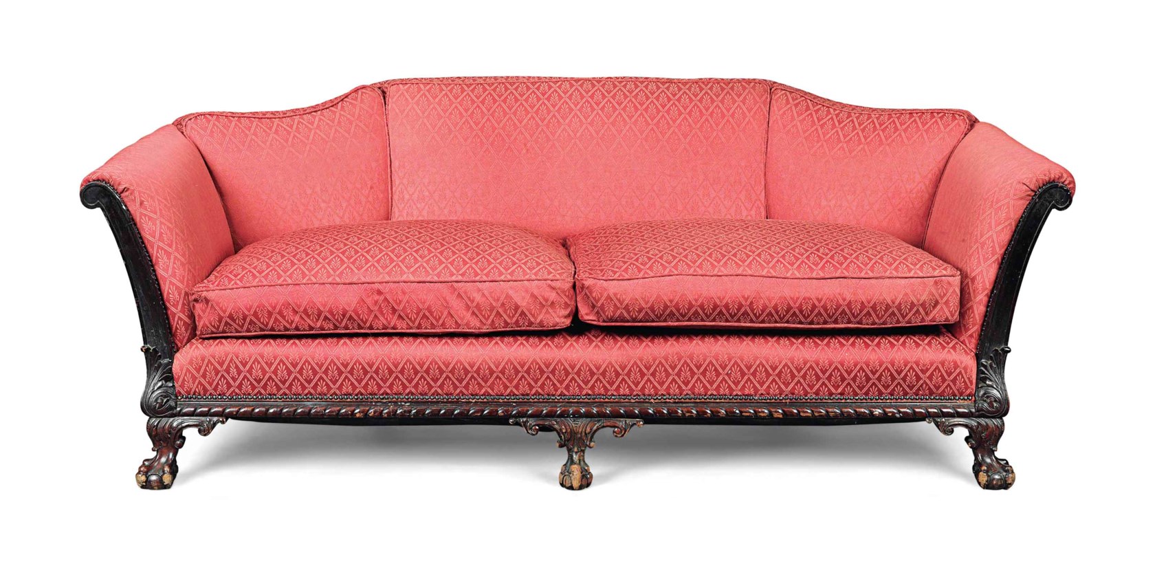 AN EDWARDIAN SOFA