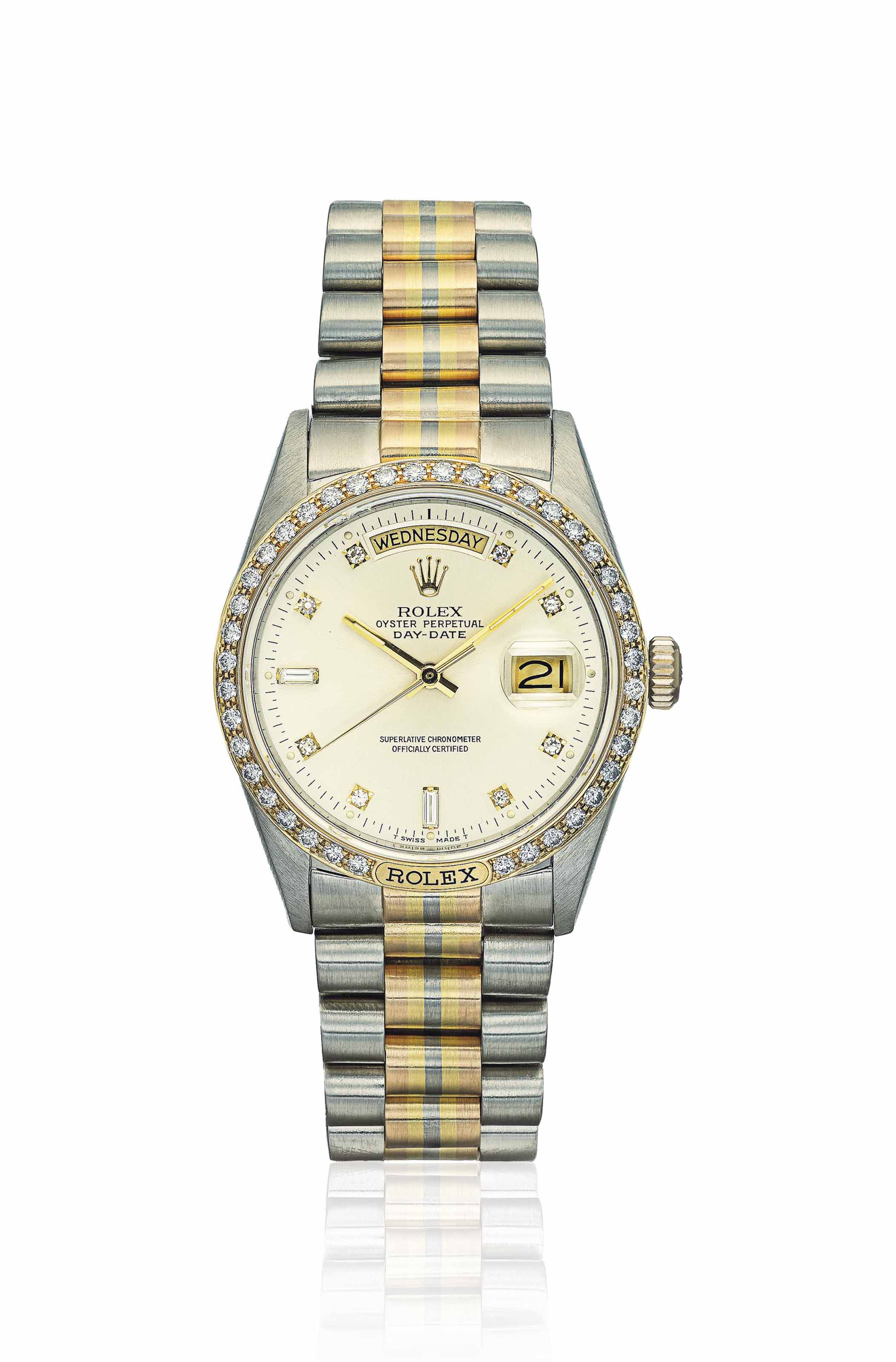gold two tone rolex