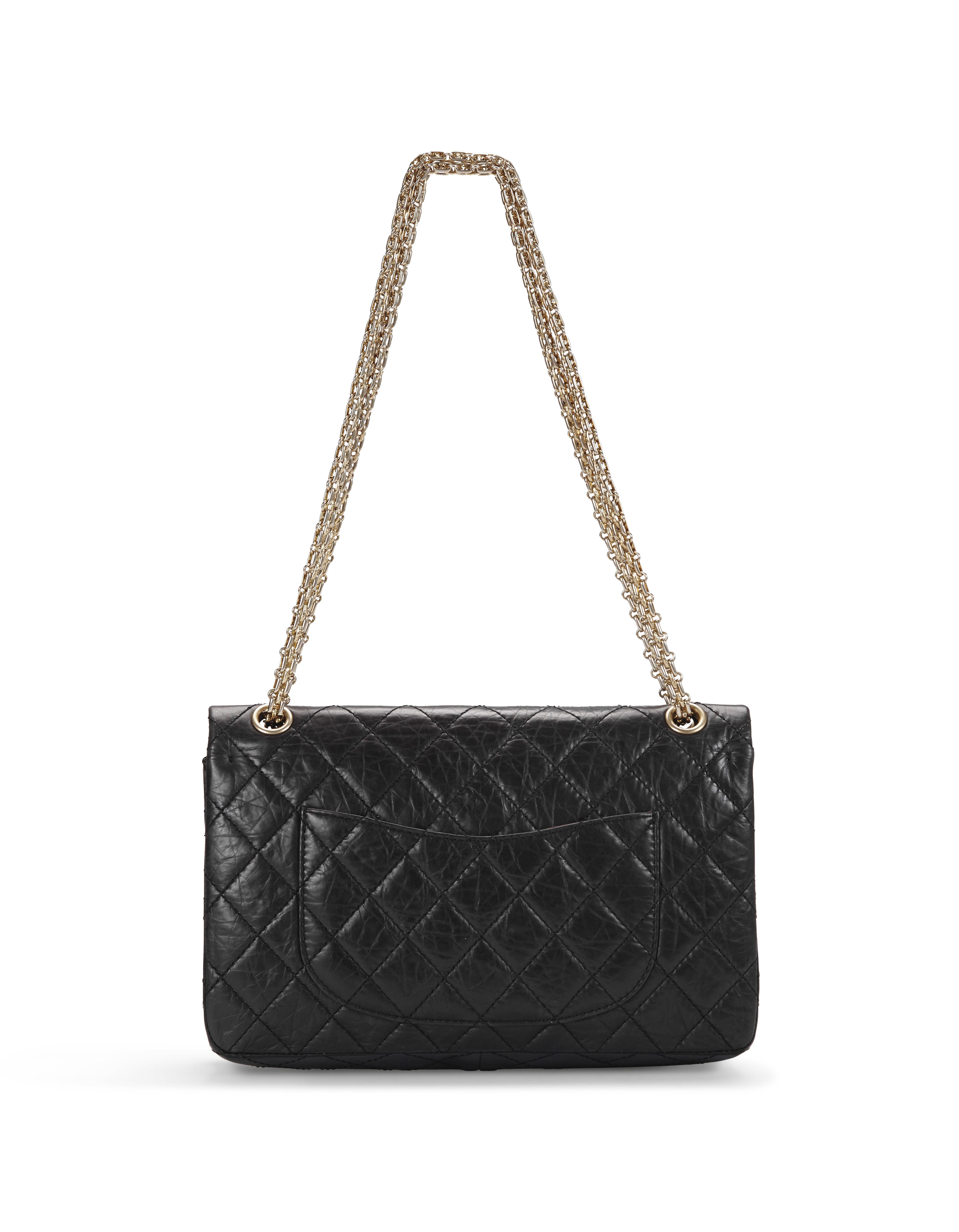 A LIMITED EDITION 50TH ANNIVERSARY BLACK AGED CALFSKIN LEATHER