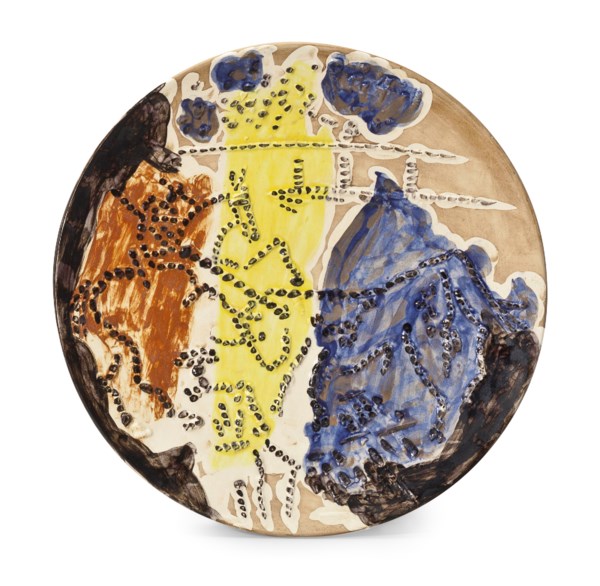 Service scènes de corrida (set of 8 plates) (A. R. 416 - 423)