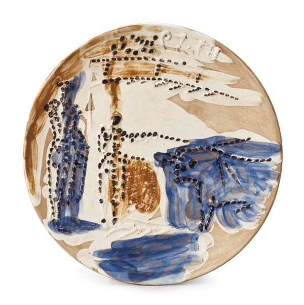 Service scènes de corrida (set of 8 plates) (A. R. 416 - 423)