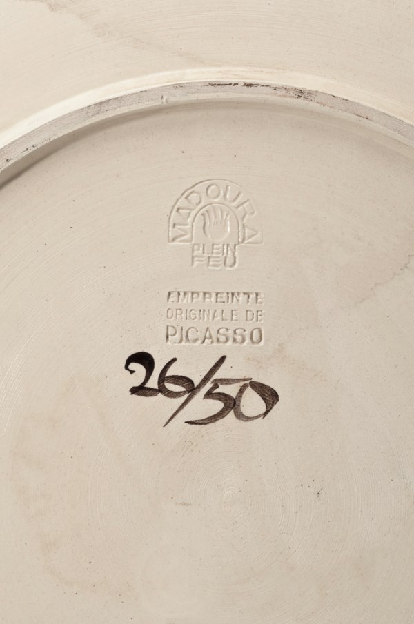 Service scènes de corrida (set of 8 plates) (A. R. 416 - 423)